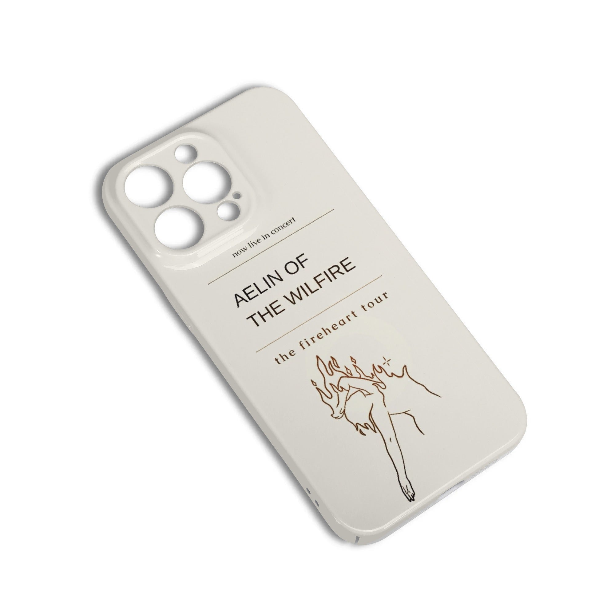 "Aelin of the wilfire" Inspried Design Phone Case, Throne Of Glass Inspired Phone Case, Fantasy Novel iPhone Cover, Book Lover Gift PCVLR62