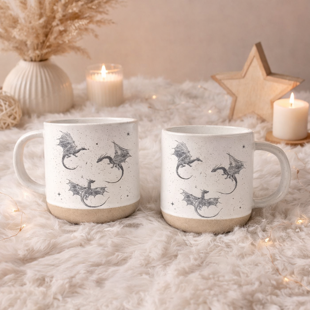 Fourth Wing Pottery Mug, Basgiath War College Mug, Fourth Wing Inspired, Fantasy Reader Gifts, Romantasy Reader Mug, Bookish Dragon Mug PMVLR06