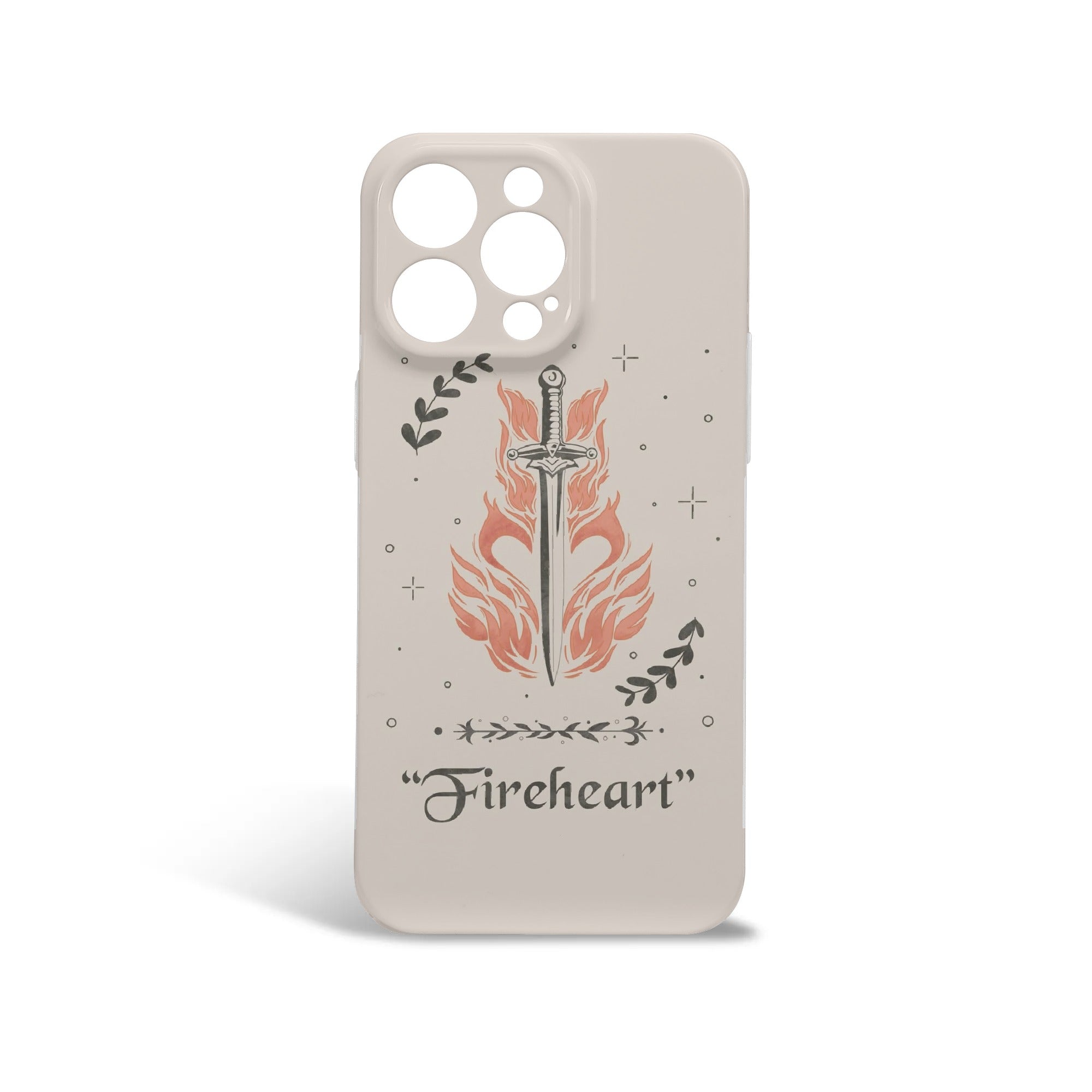 Fire Heart Inspired Throne Of Glass , Magical Phone Cover, Fantasy Art Accessories PCVLR06