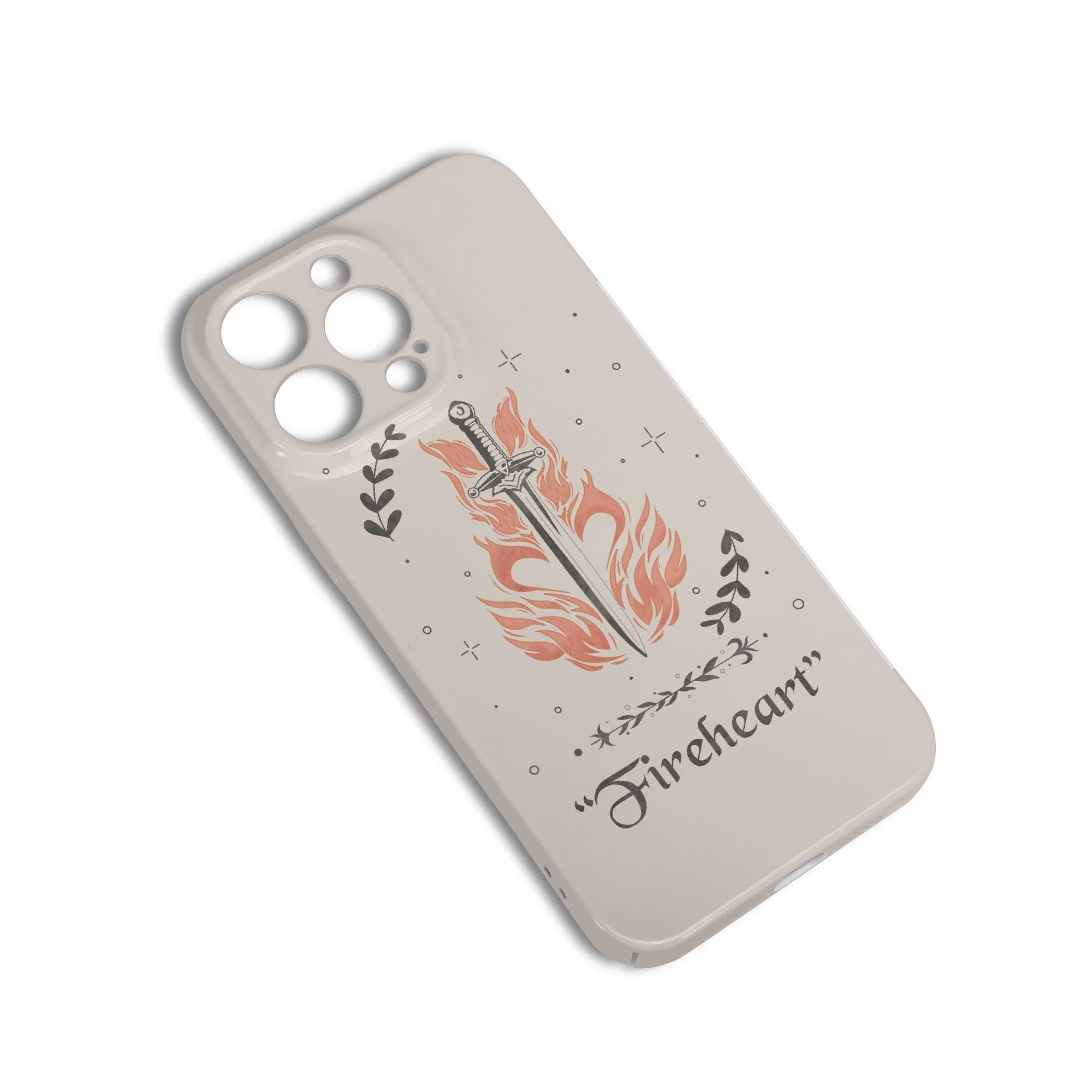 Fire Heart Inspired Throne Of Glass , Magical Phone Cover, Fantasy Art Accessories PCVLR06