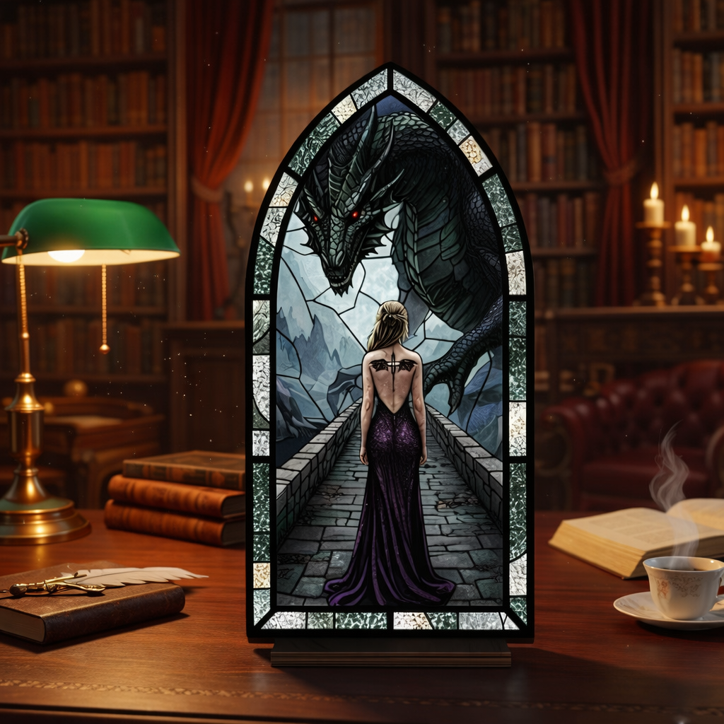 Fourth Wing Inspired Dragon Book Nook, Dark Fantasy Dragon Bookshelf Insert, Epic Dragon Decor, Book Lover Gift BNVLR31