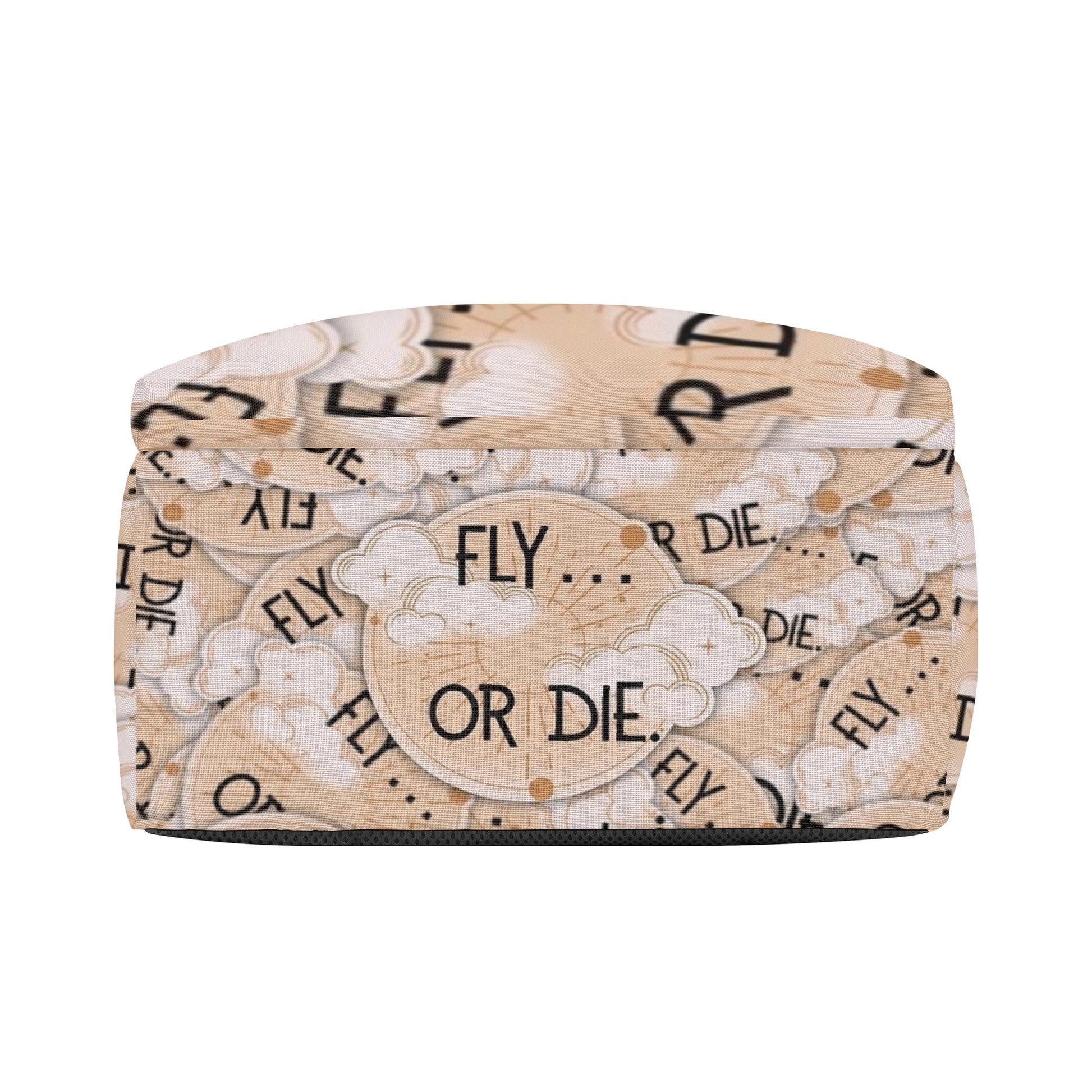 Fly or Die Backpack, Fourth Wing Inspired Book Bag, Rebecca Yarros Quote, Fantasy Reader Gift BPVLR06