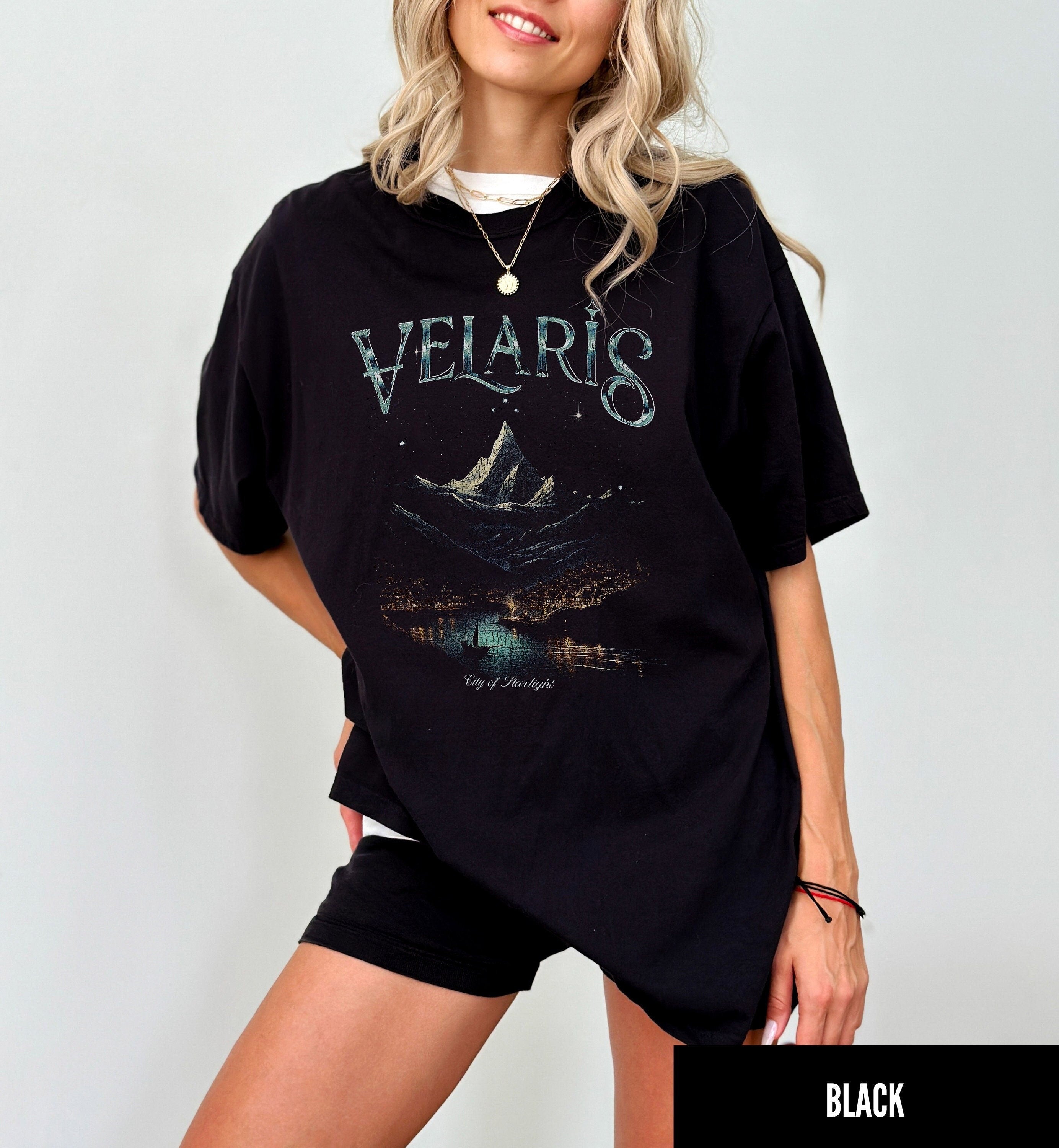 Comfort Colors Velaris Shirt, ACOTAR shirt, acotar Merch, Night Court Shirt, City Of Starlight, Officially Licensed CFVLR58