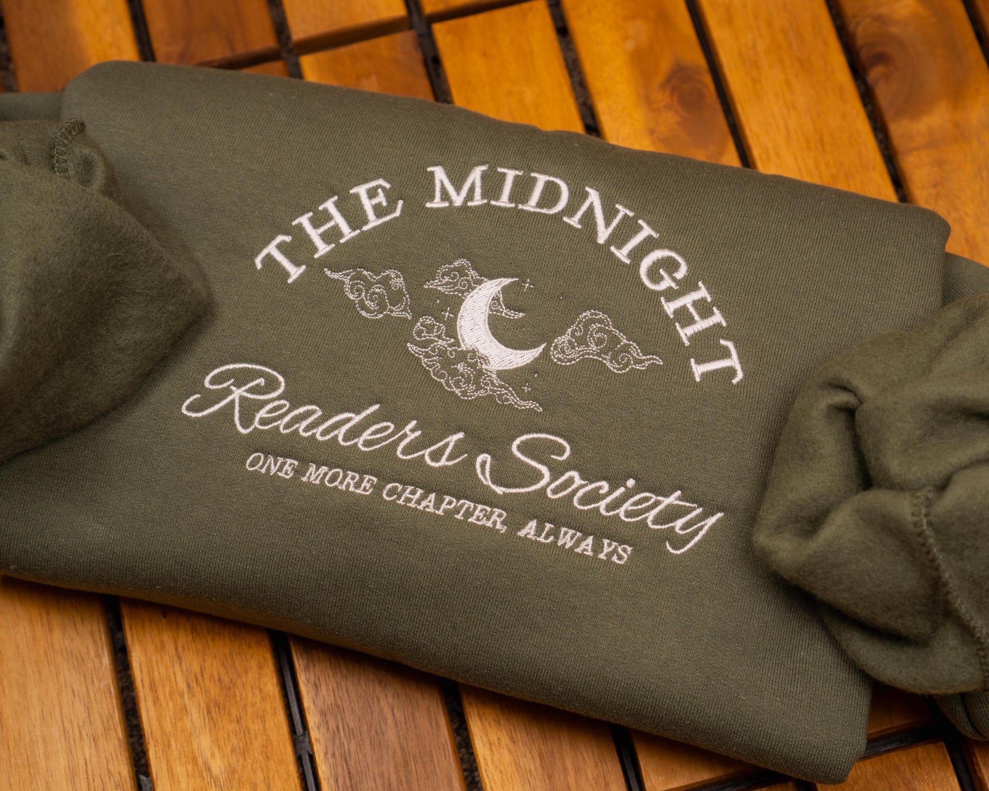 Embroidered Late Night Readers Club Sweatshirt, Cozy Book Lover Gift, Book Club Sweater, Gifts For Reader