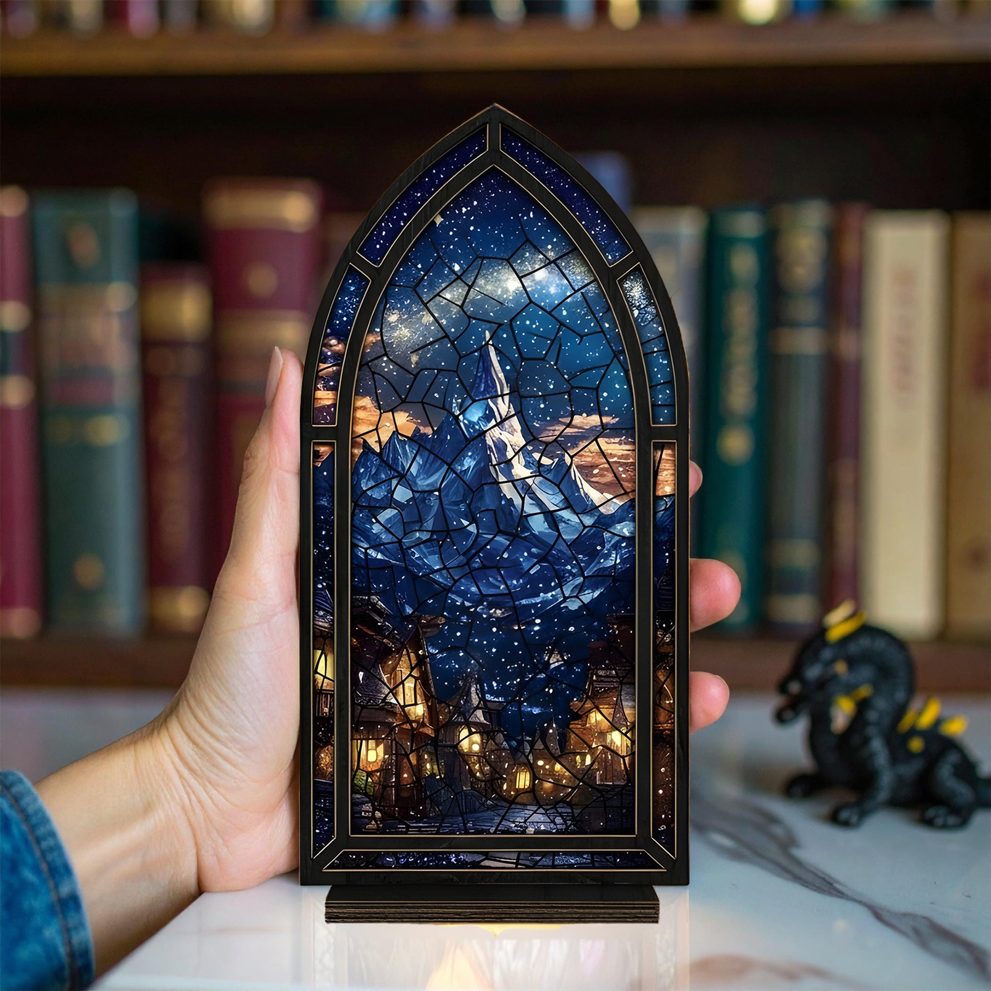 Velaris ACOTAR Book Nook, A Court of Thorns and Roses Bookshelf Insert Fantasy Decor Gift, Bookish Gift, Fantasy Collectible BNVLR06