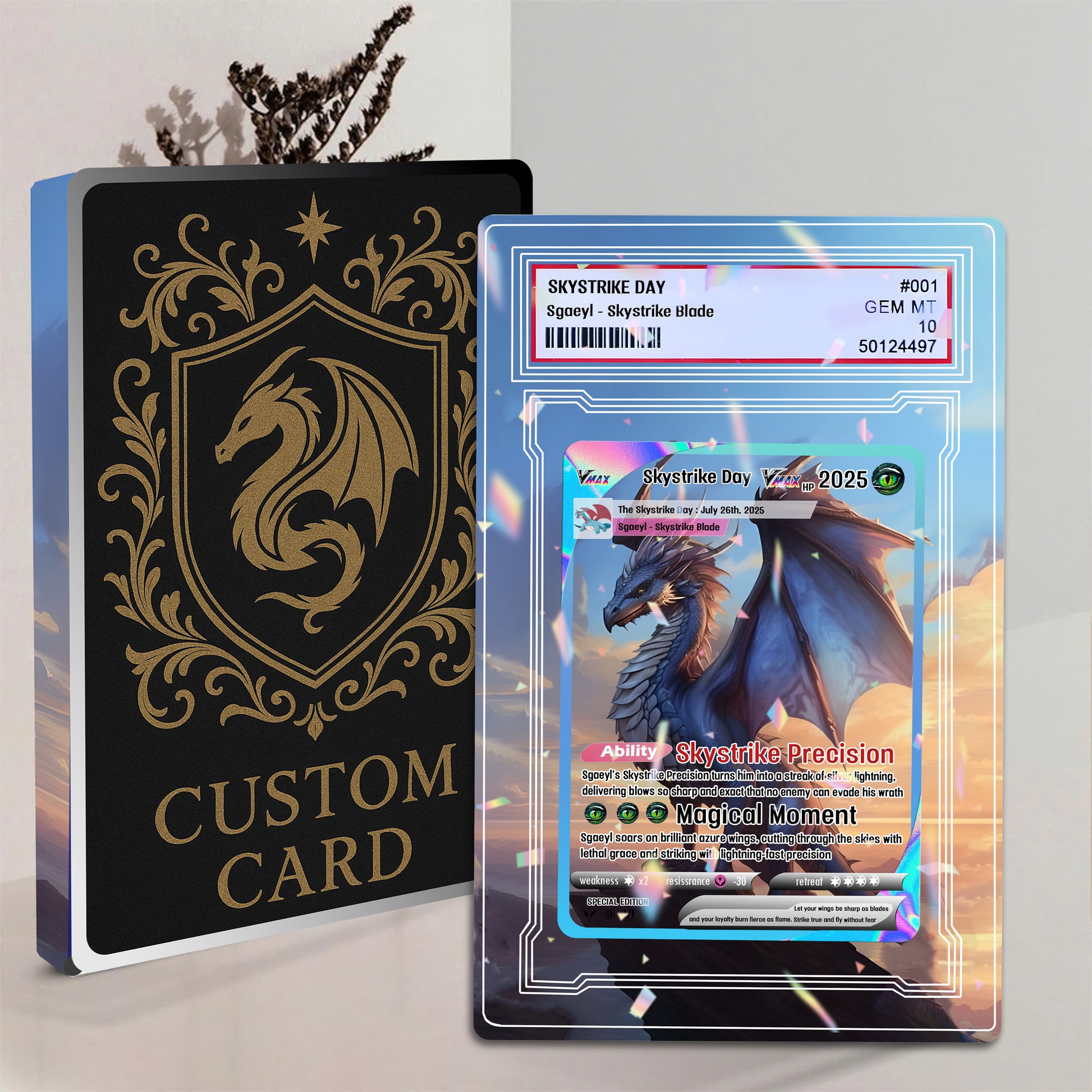 Sgaeyl Skystrike Dragon Acrylic Block, Fourth Wing Acrylic Block, Fourth Wing Fanart Decor, Fantasy Book Gift for Dragon Lovers & Collector Display Shelf Art ABVLR07