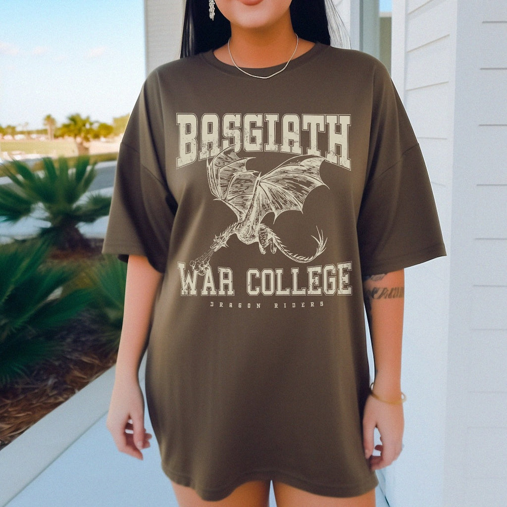 Basgiath War College  Comfort Colors Shirt, Dragon Rider Shirt, Fantasy Bookish Shirt. CFVLR05