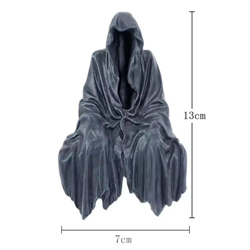 Suriel ACOTAR Bookcase Ornament Sitting Death Grim Reaper Ghost 3D Printed