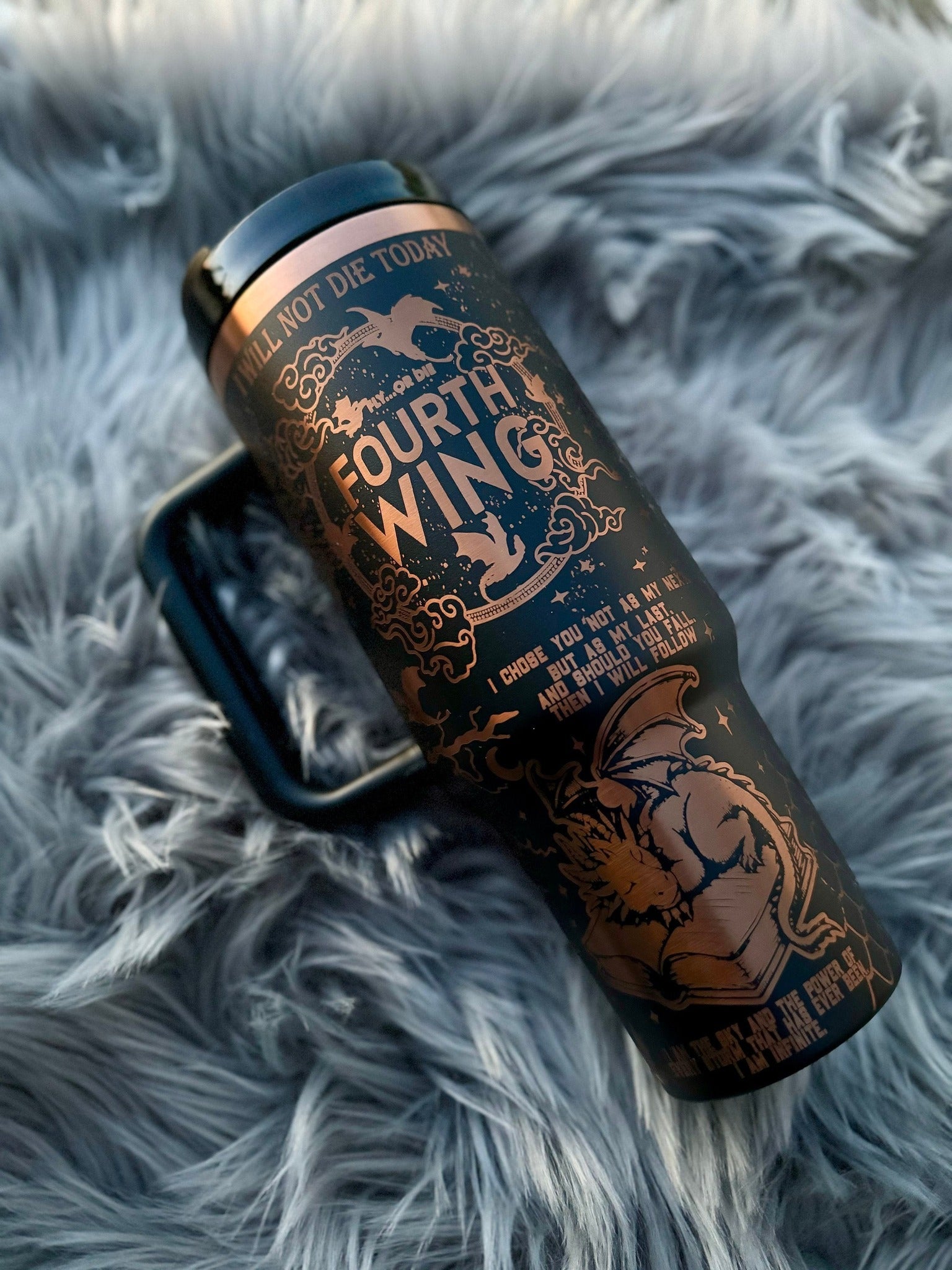Fourth Wing Tumbler 30oz/40oz, The Empyrean Tumbler, Basgiath War College Tumbler. VLR57