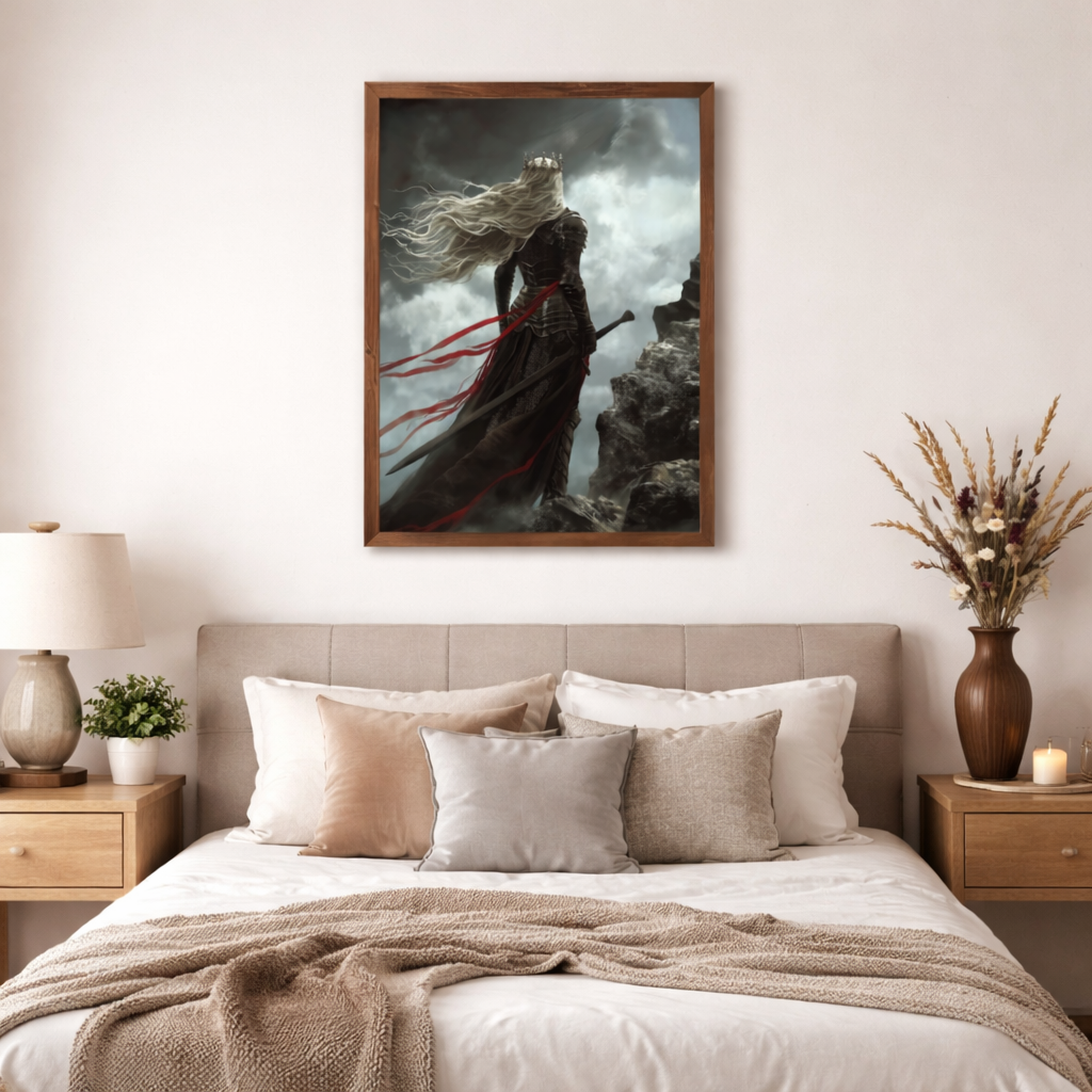 Set of 3 Aelin Galathynius Posters, Throne of Glass Bookish Wall Art, Fantasy Reader Gift VLRP71