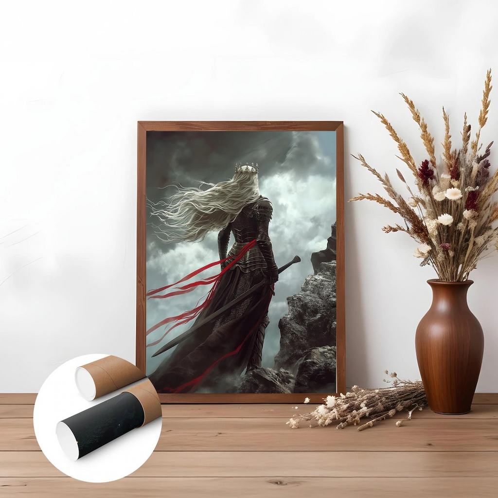 Set of 3 Aelin Galathynius Posters, Throne of Glass Bookish Wall Art, Fantasy Reader Gift VLRP71