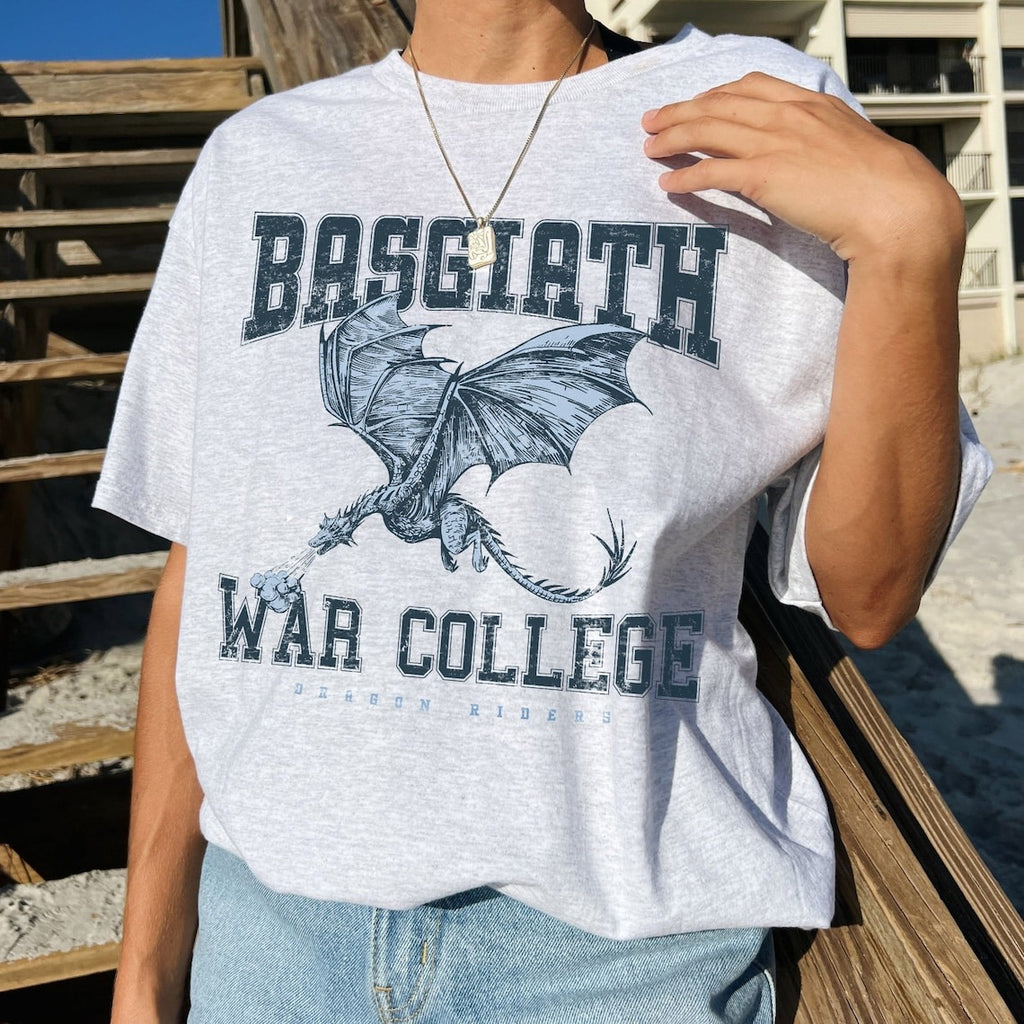 Basgiath War College  Comfort Colors Shirt, Dragon Rider Shirt, Fantasy Bookish Shirt. CFVLR05
