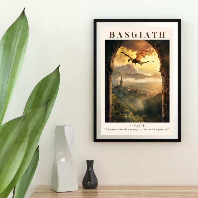 Fourth Wing Printable Basgiath War College - Rebecca Yarros Book Art, The Empyrean Poster, Rebecca Yarros Poster, Gift For Fan VLRP08