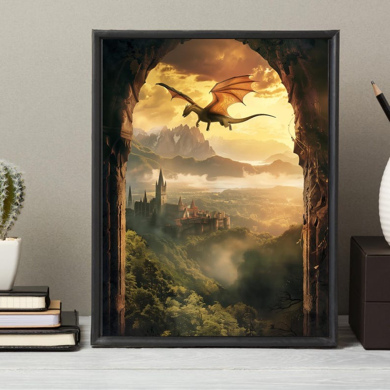 Fourth Wing Printable Basgiath War College - Rebecca Yarros Book Art, The Empyrean Poster, Rebecca Yarros Poster, Gift For Fan VLRP08