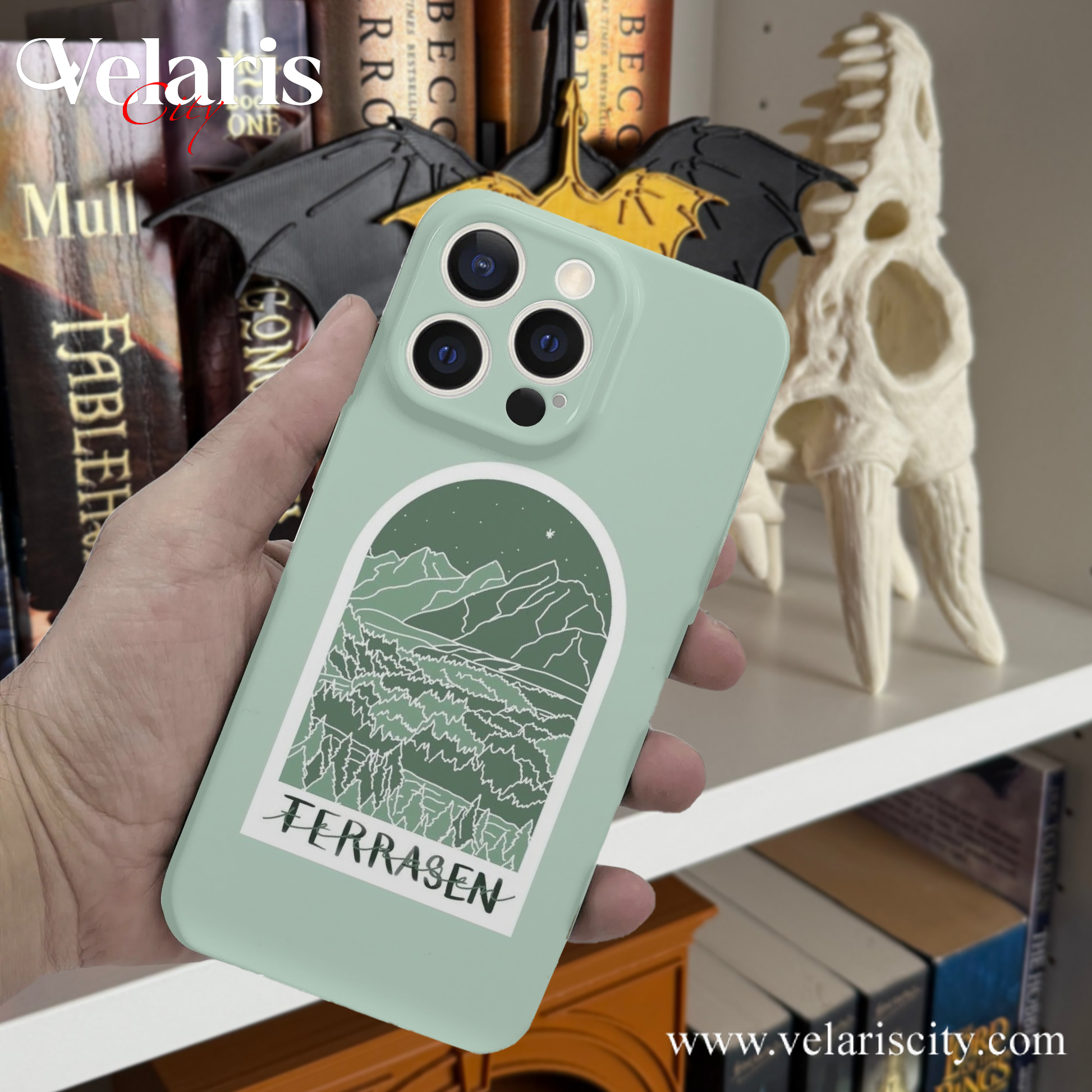 Terrasen Inspired Throne Of Glass Phonecase, Throne Of Glass Phonecase, Magical Phone Cover, Fantasy Art Accessories PCVLR08