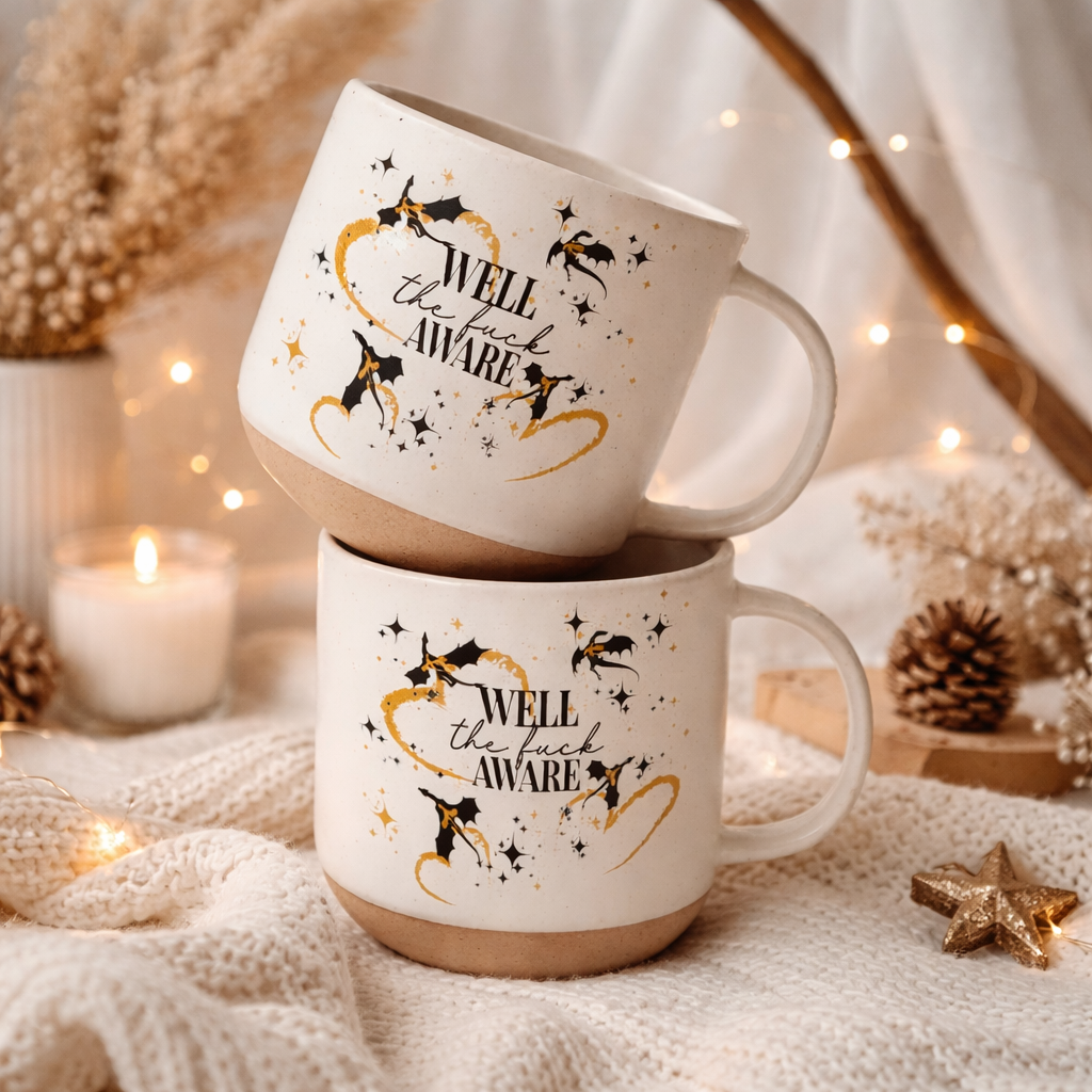 Xaden Riorson Quote, Well The Fuck Aware, Fourth Wing Mug, Onyx Storm Mug, Fourth Wing Merch, Basgiath War College Bookish Gift for Readers