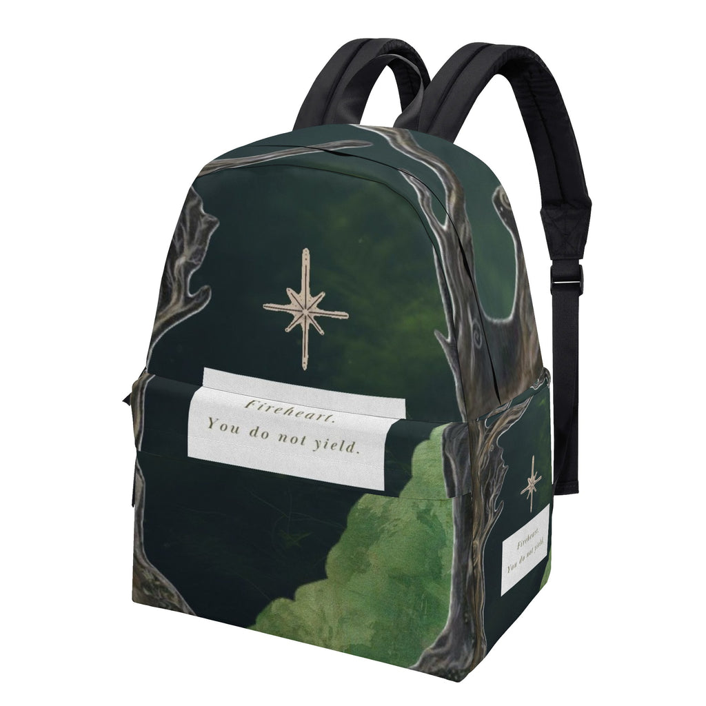Fireheart Backpack, You Do Not Yield Quote, Aelin Throne of Glass Inspired Bag, Sarah J Maas Gift BPVLR08