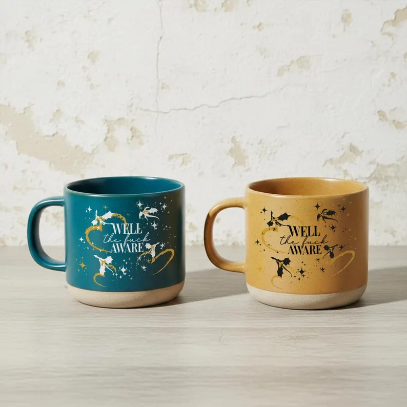 Xaden Riorson Quote, Well The Fuck Aware, Fourth Wing Mug, Onyx Storm Mug, Fourth Wing Merch, Basgiath War College Bookish Gift for Readers