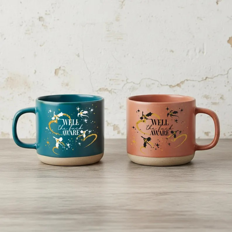 Xaden Riorson Quote, Well The Fuck Aware, Fourth Wing Mug, Onyx Storm Mug, Fourth Wing Merch, Basgiath War College Bookish Gift for Readers