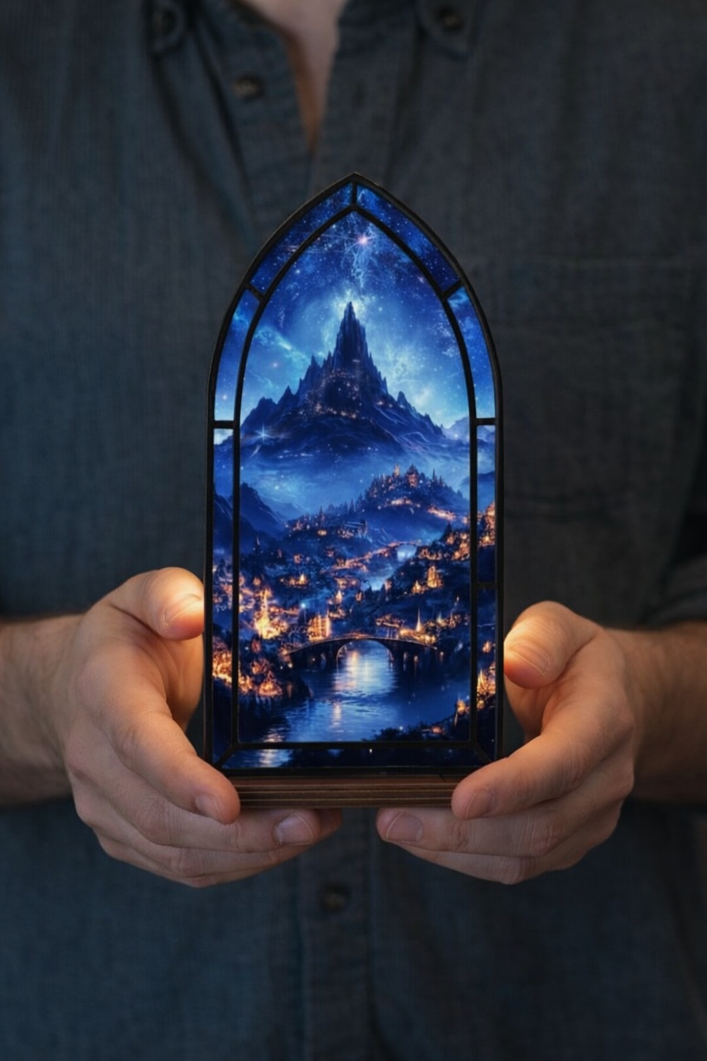 Velaris Night Court Book Nook, ACOTAR Fantasy Bookshelf Insert, Candle Light Decor, Gift for Book Lovers BNVLR33