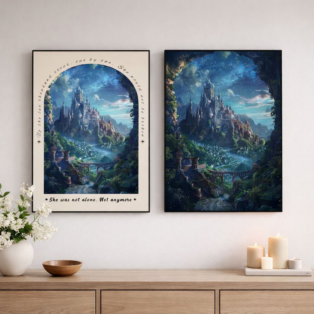 House of Wind ACOTAR Print, Velaris Night Court Wall Art, Sarah J. Maas Bookish Decor, Fantasy Reader Gift VLRP73