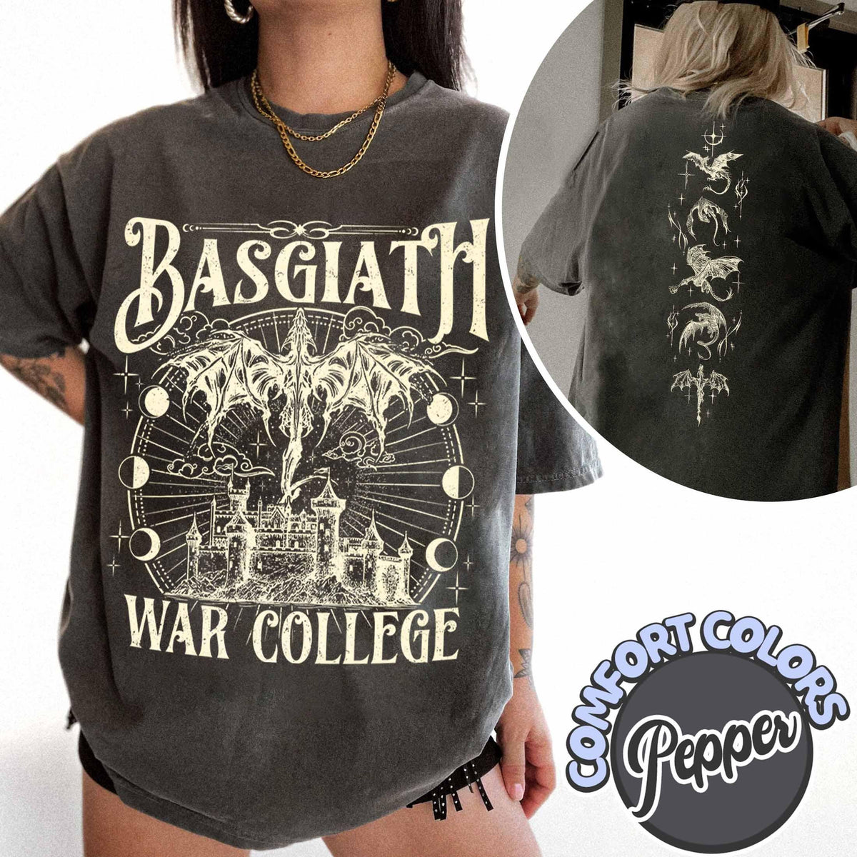 Basgiath War College Comfort Colors Shirt, Dragon Riders Shirt, Fly or Die Tee, Riders Quadrant Tee, Fourth Wing Shirt, Women Gift, Bookish