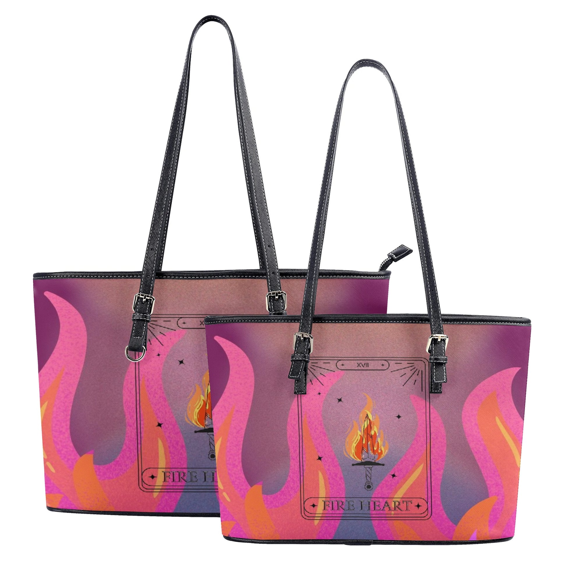 Fire Heart Inspired  Leather Bag, Throne Of Glass Inspired Bag, Personalized Leather Bag, Fantasy Leather Handbag, Perfect Gift for Women. HBVLR49
