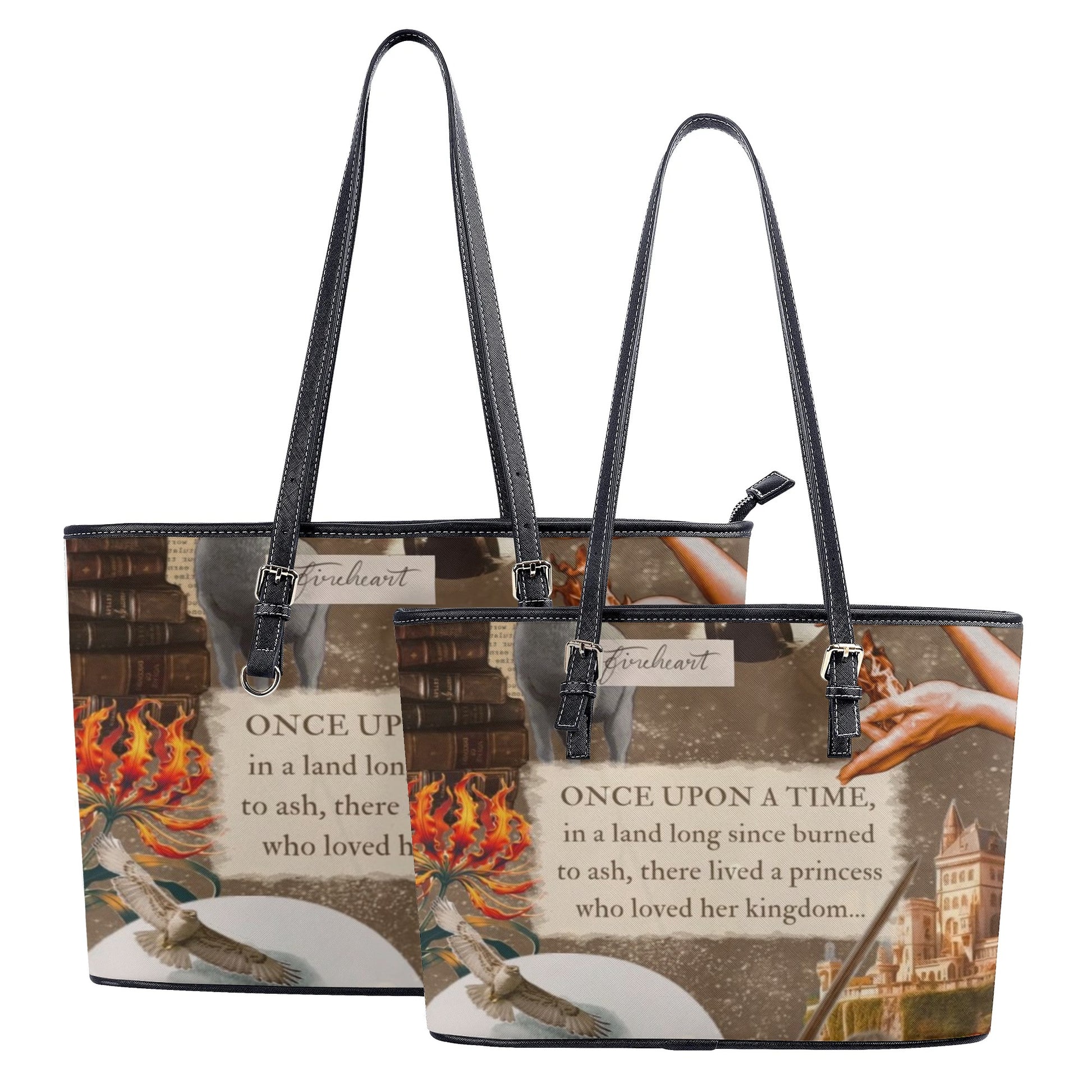 TOG Quote Leather Bag, Throne Of Glass Inspired Bag, Personalized Leather Bag, Fantasy Leather Handbag, Perfect Gift for Women. HBVLR10