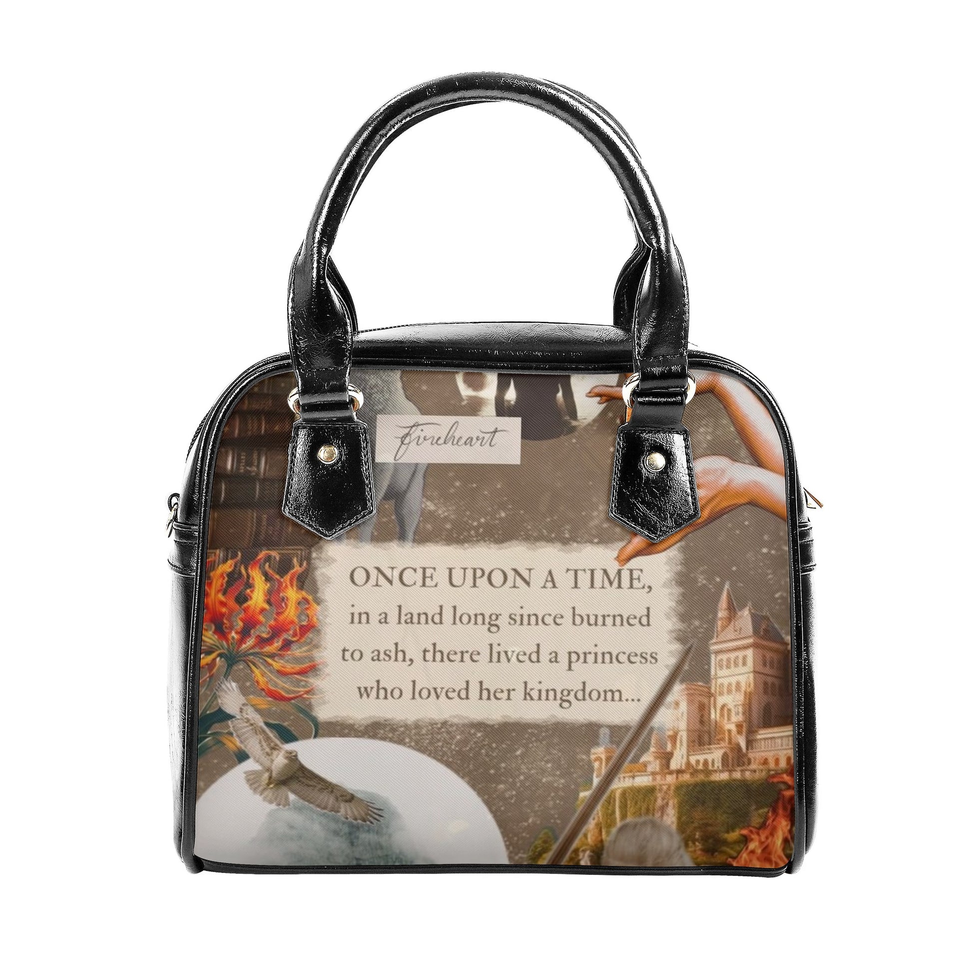 TOG Quote Leather Bag, Throne Of Glass Inspired Bag, Personalized Leather Bag, Fantasy Leather Handbag, Perfect Gift for Women. HBVLR10