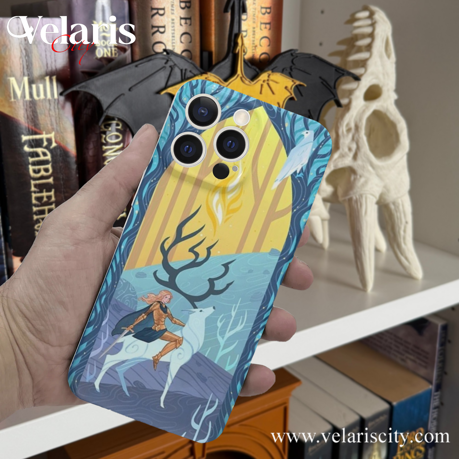 TOG Aelin Inspired  Phone Case, Throne Of Glass Inspired Phone Case, Fantasy Novel iPhone Cover, Book Lover Gift PCVLR67