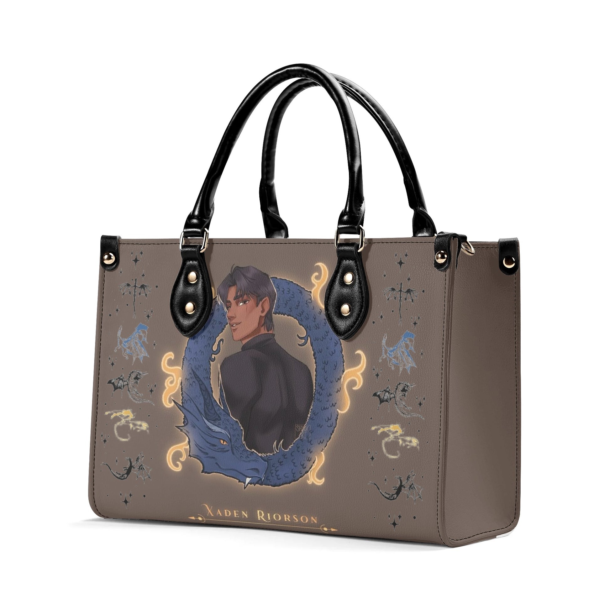 Xaden Riorson Leather Bag ,Fourth Wing Inspired Bag, Personalized Leather Bag, Fantasy Leather Handbag, Perfect Gift for Women. HBVLR19