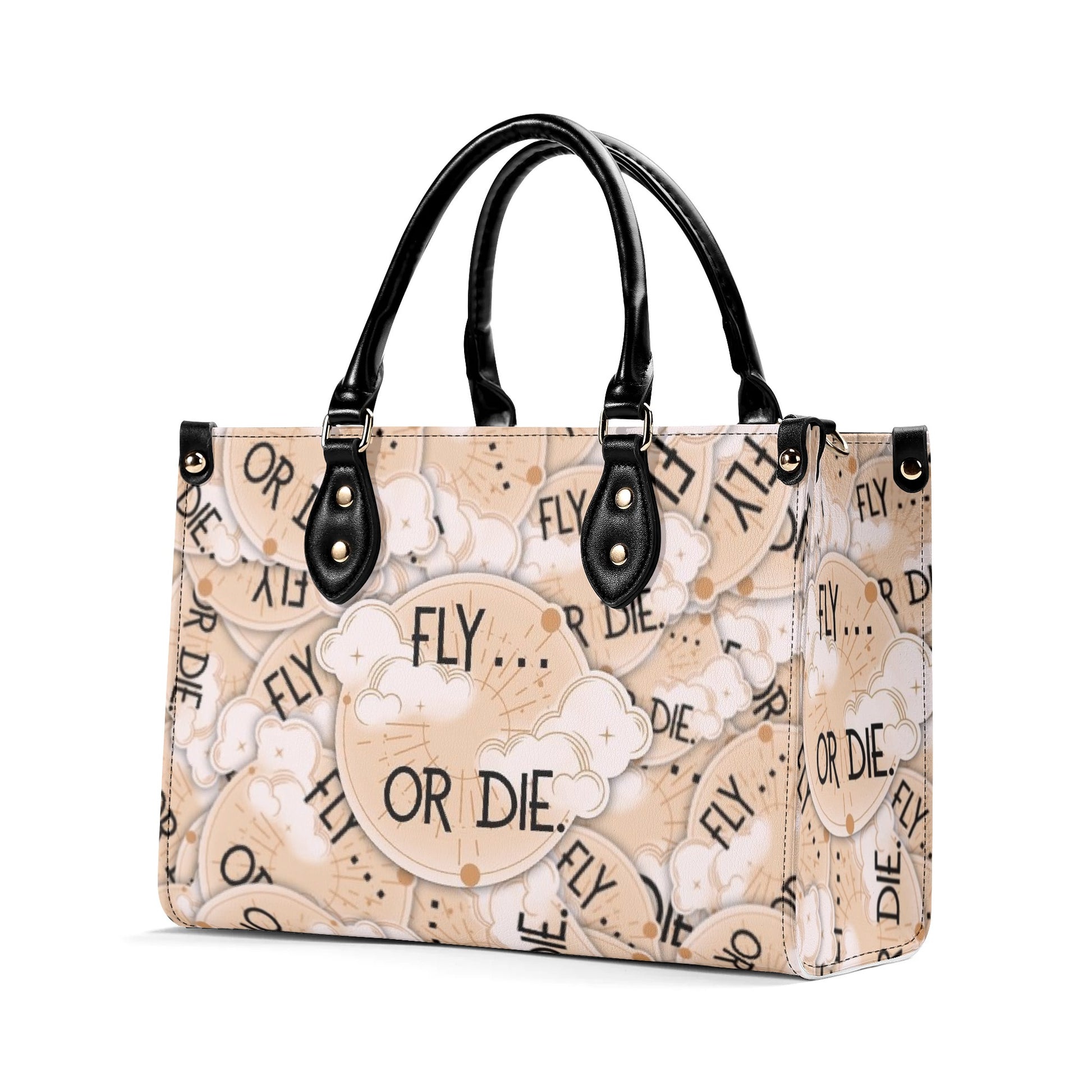 Fourth Wing "Fly or Die' Inspired  Leather Bag, Forth Wing Inspired Bag, Personalized Leather Bag, Fantasy Leather Handbag, Perfect Gift for Women. HBVLR32