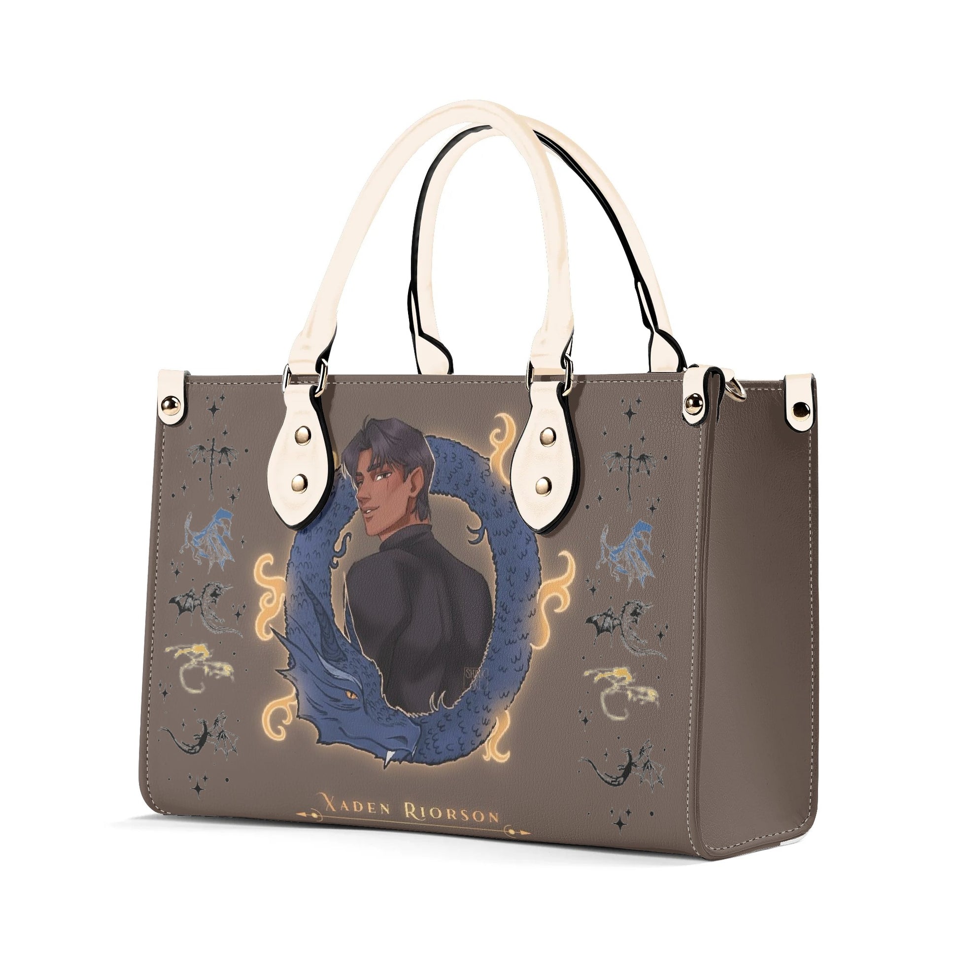 Xaden Riorson Leather Bag ,Fourth Wing Inspired Bag, Personalized Leather Bag, Fantasy Leather Handbag, Perfect Gift for Women. HBVLR19