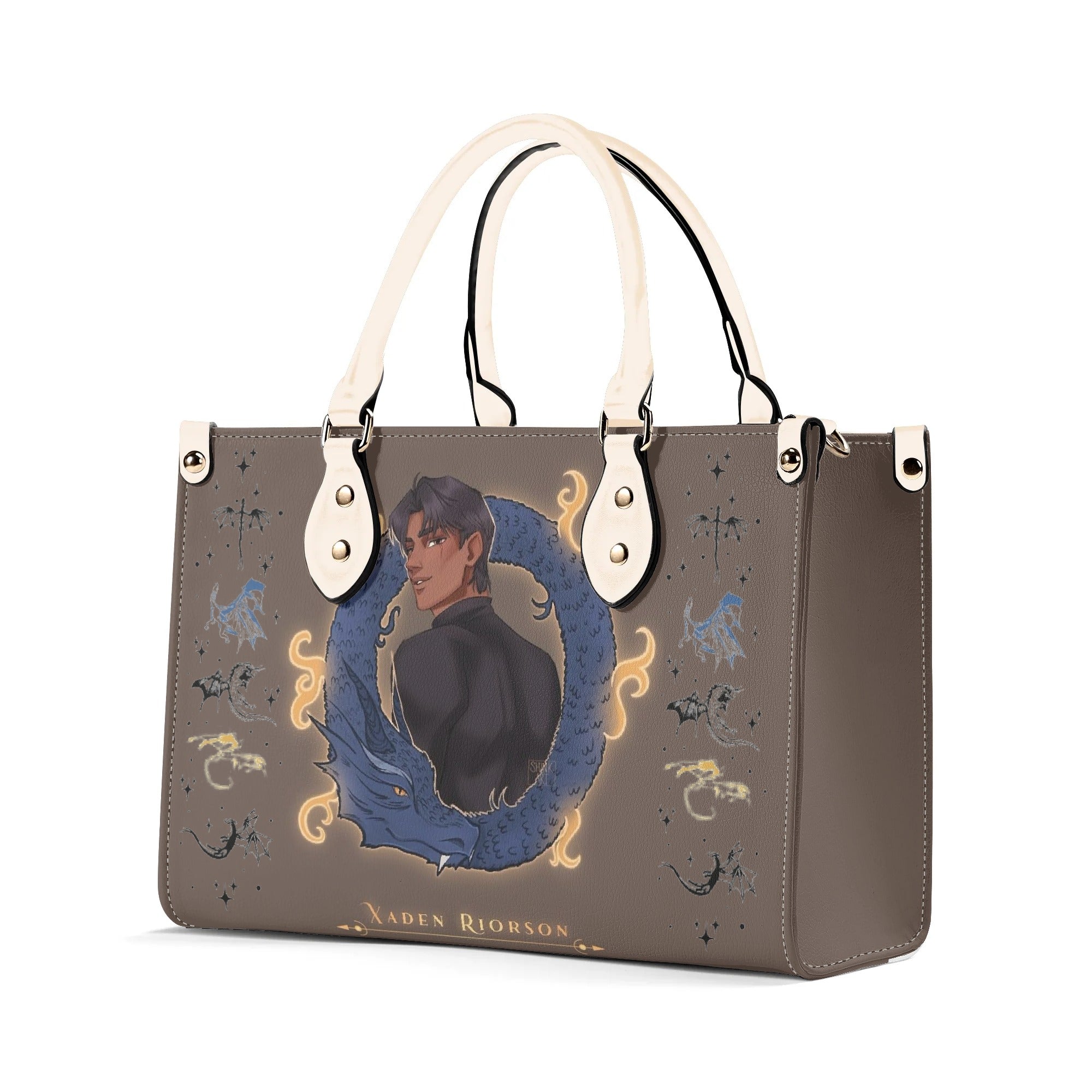 Xaden Riorson Leather Bag ,Fourth Wing Inspired Bag, Personalized Leather Bag, Fantasy Leather Handbag, Perfect Gift for Women. HBVLR19