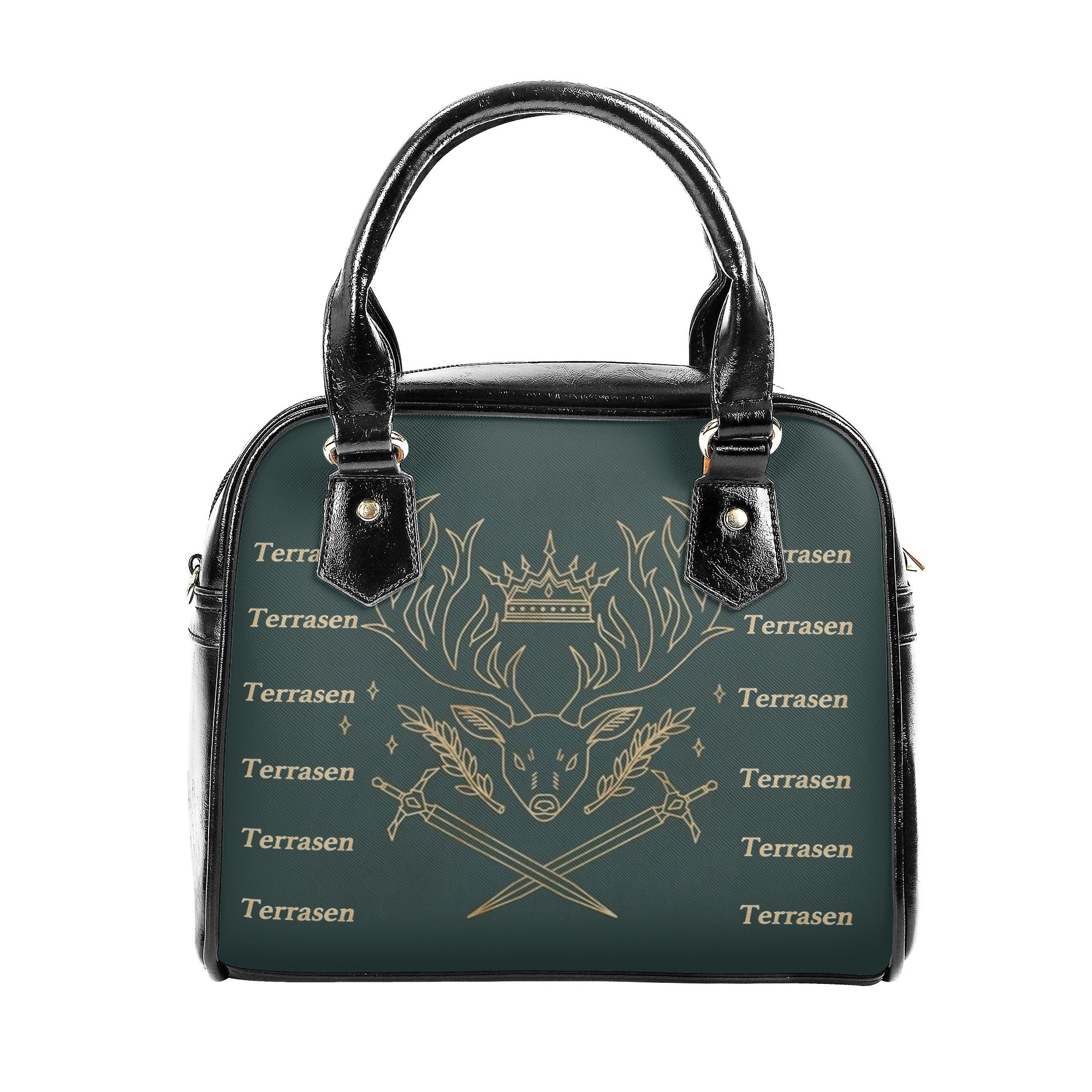 Terrasen Inspired Leather Bag, Throne Of Glass Inspired Bag, Personalized Leather Bag, Fantasy Leather Handbag, Perfect Gift for Women. HBVLR30