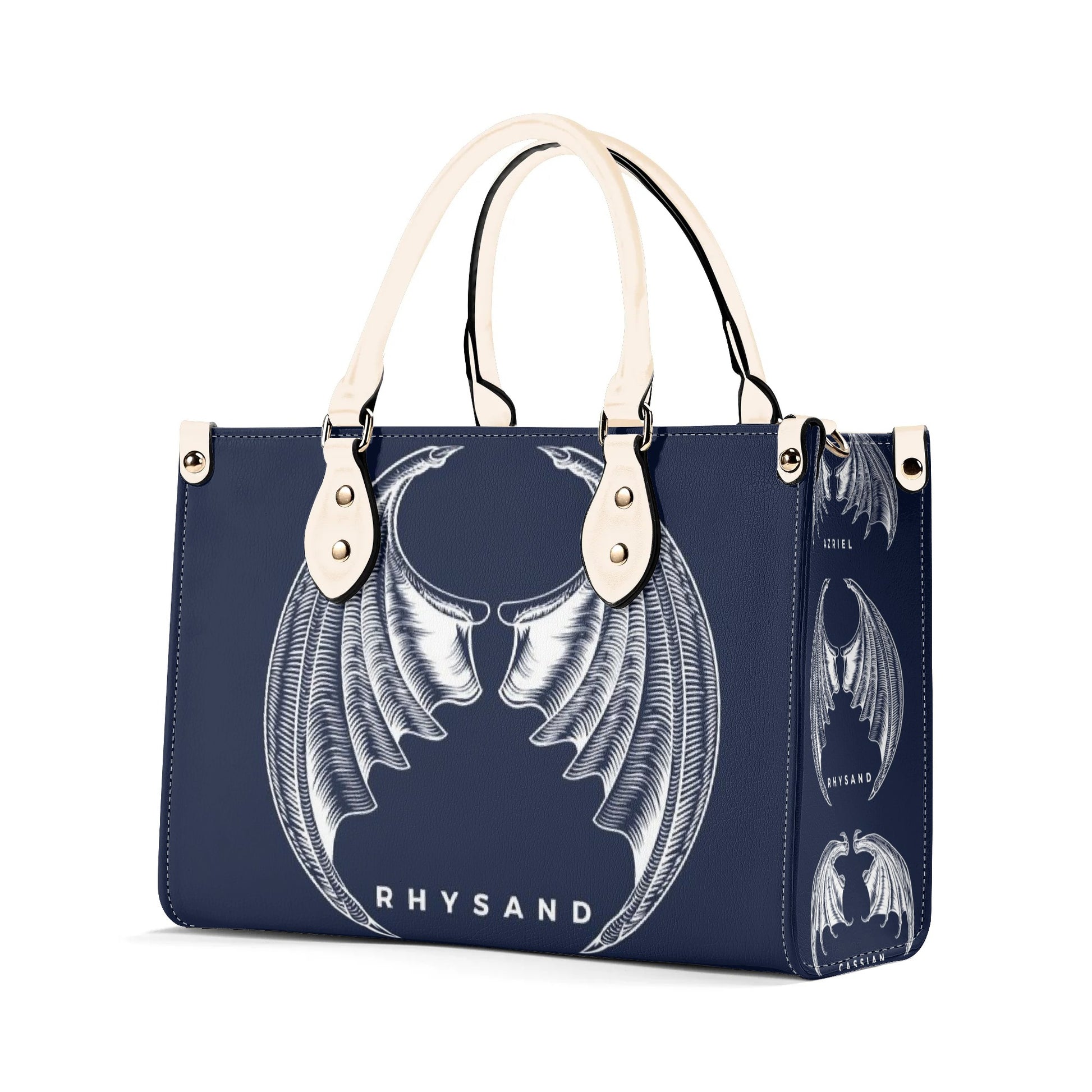 Rhysand'wings Leather Bag,  ACOTAR inspired Bag, Personalized Leather Bag, Fantasy Leather Handbag, Perfect Gift for Women. HBVLR05