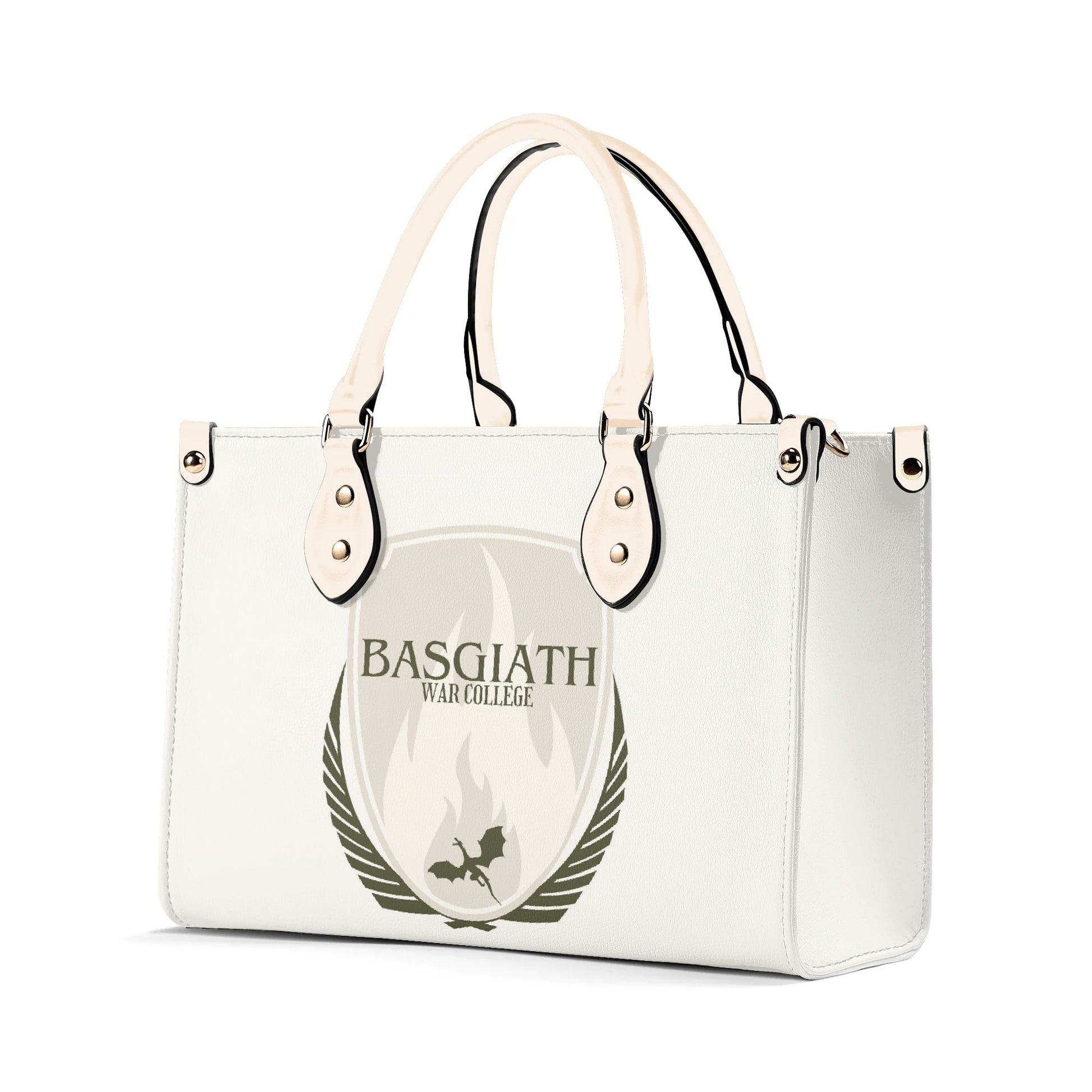 Basgiath War College Leather Bag, Onyx Storm Inspired Bag, Personalized Leather Bag, Fantasy Leather Handbag, Perfect Gift for Women. HBVLR13