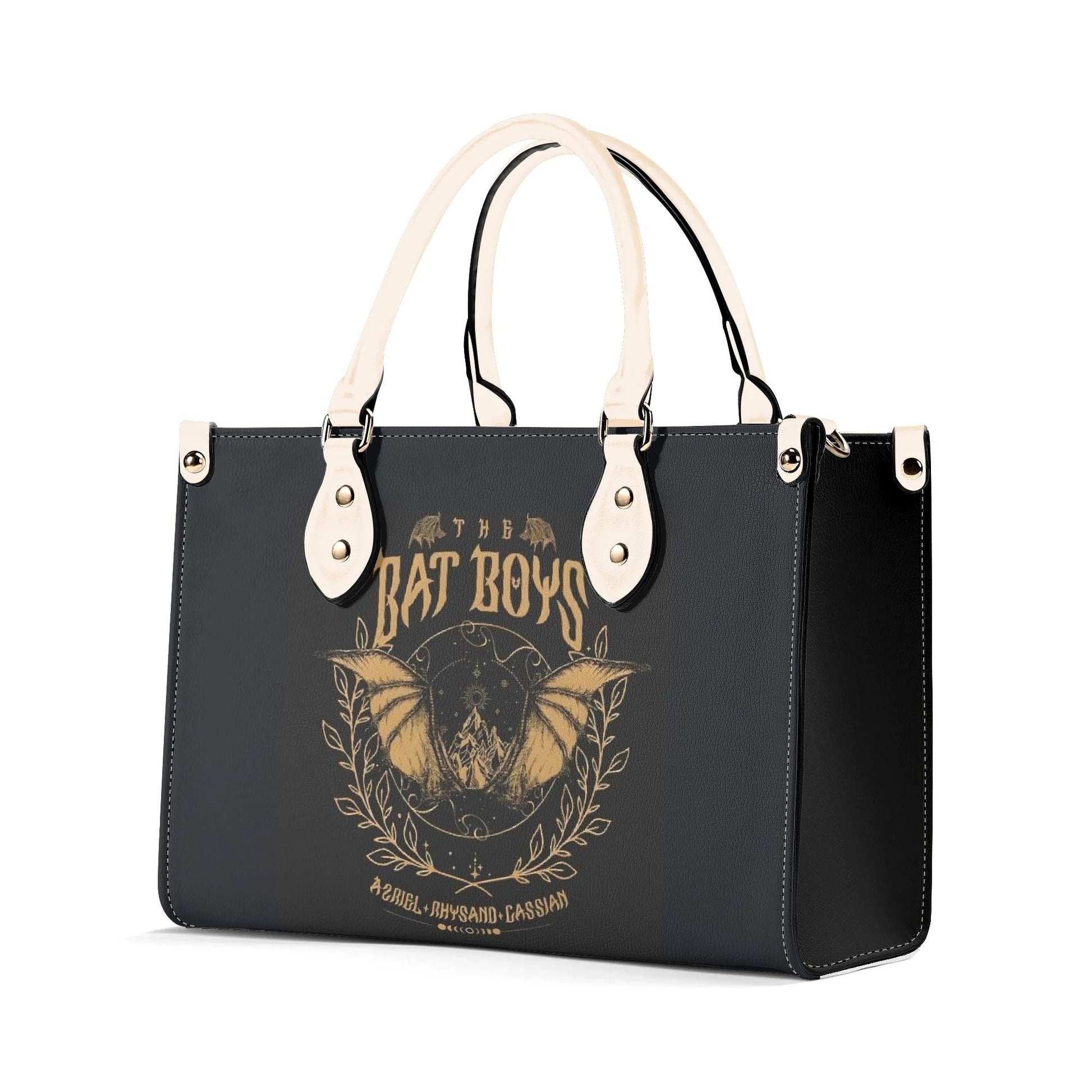 The Bat Boys Leather Bag, ACOTAR Inspired Bag, Personalized Leather Bag, Fantasy Leather Handbag, Perfect Gift for Women. HBVLR24