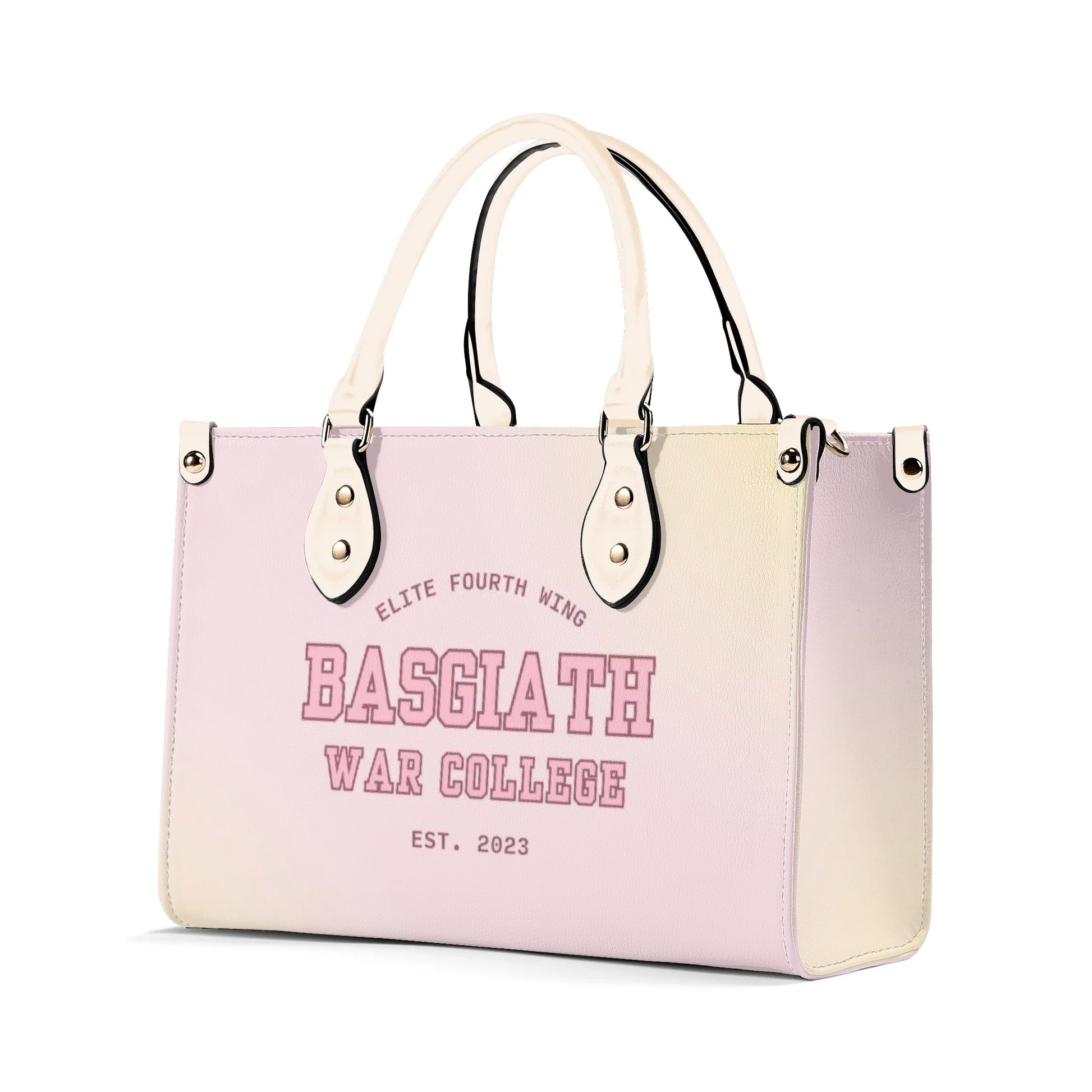 Basgiath War College Leather Bag, Fourth Wing Inspired Bag, Personalized Leather Bag, Fantasy Leather Handbag, Perfect Gift for Women. HBVLR25