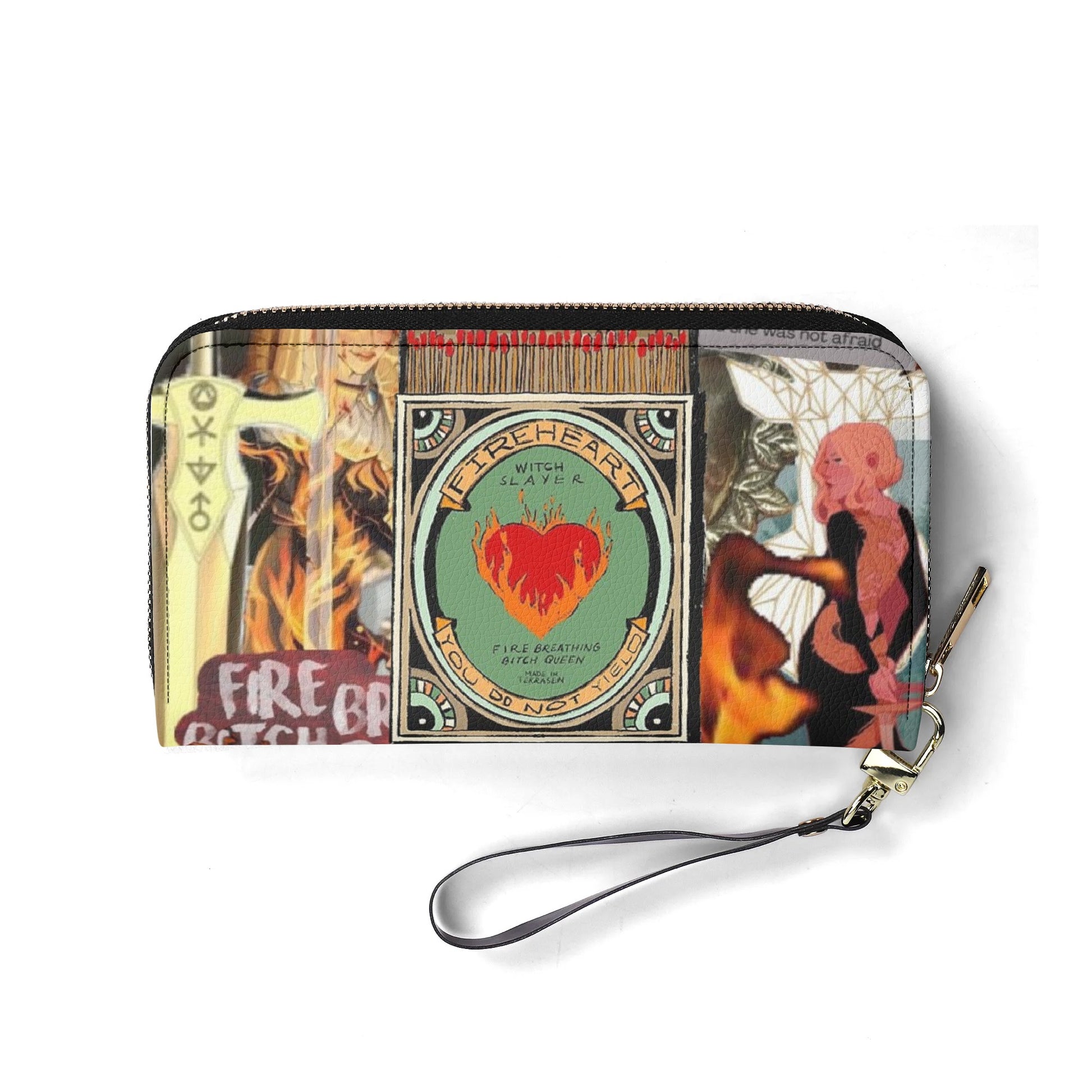 Fireheart Witch Slayer Inspired  Leather Bag, Throne Of Glass Inspired Bag, Personalized Leather Bag, Fantasy Leather Handbag, Perfect Gift for Women. HBVLR50