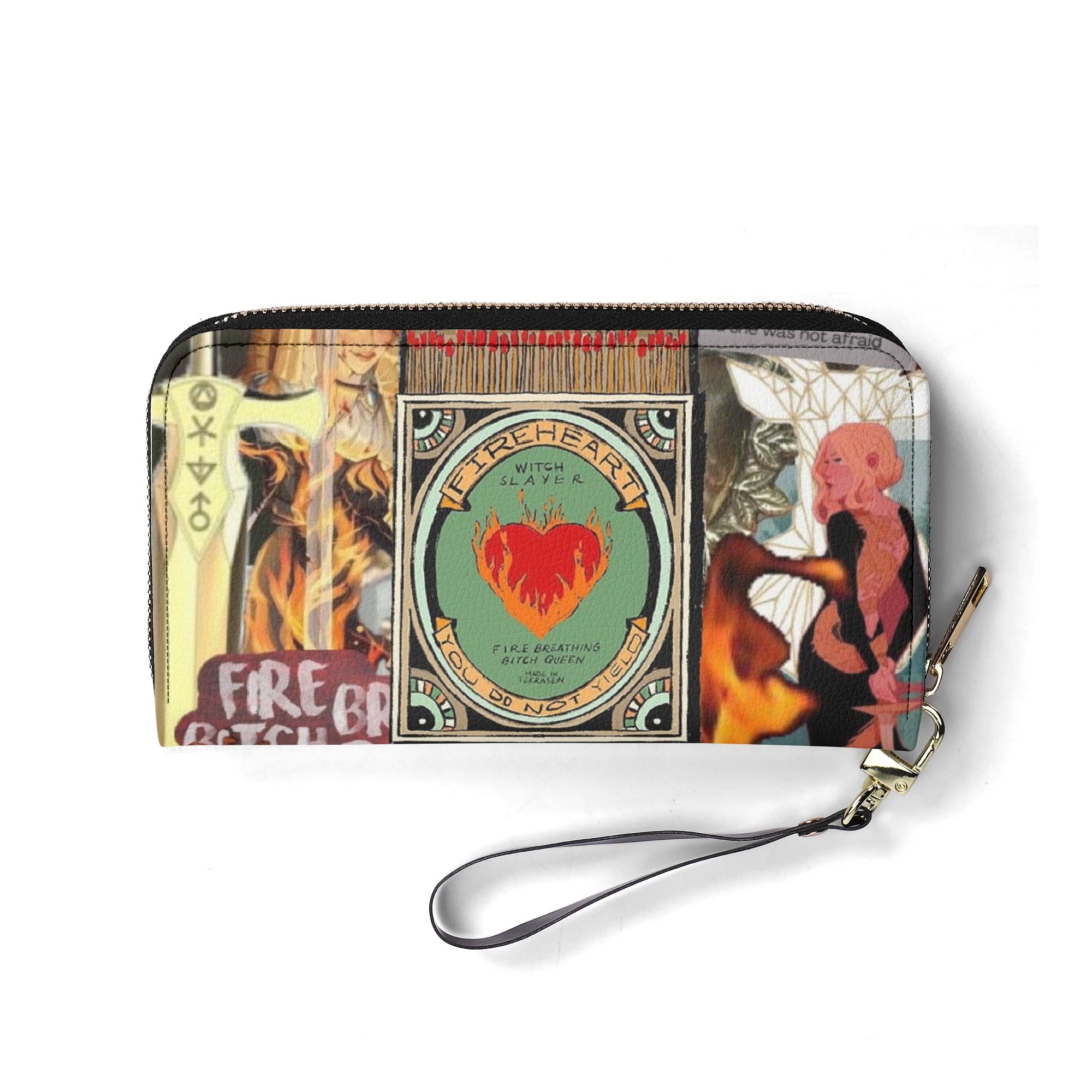 Fireheart Witch Slayer Inspired  Leather Bag, Throne Of Glass Inspired Bag, Personalized Leather Bag, Fantasy Leather Handbag, Perfect Gift for Women. HBVLR50