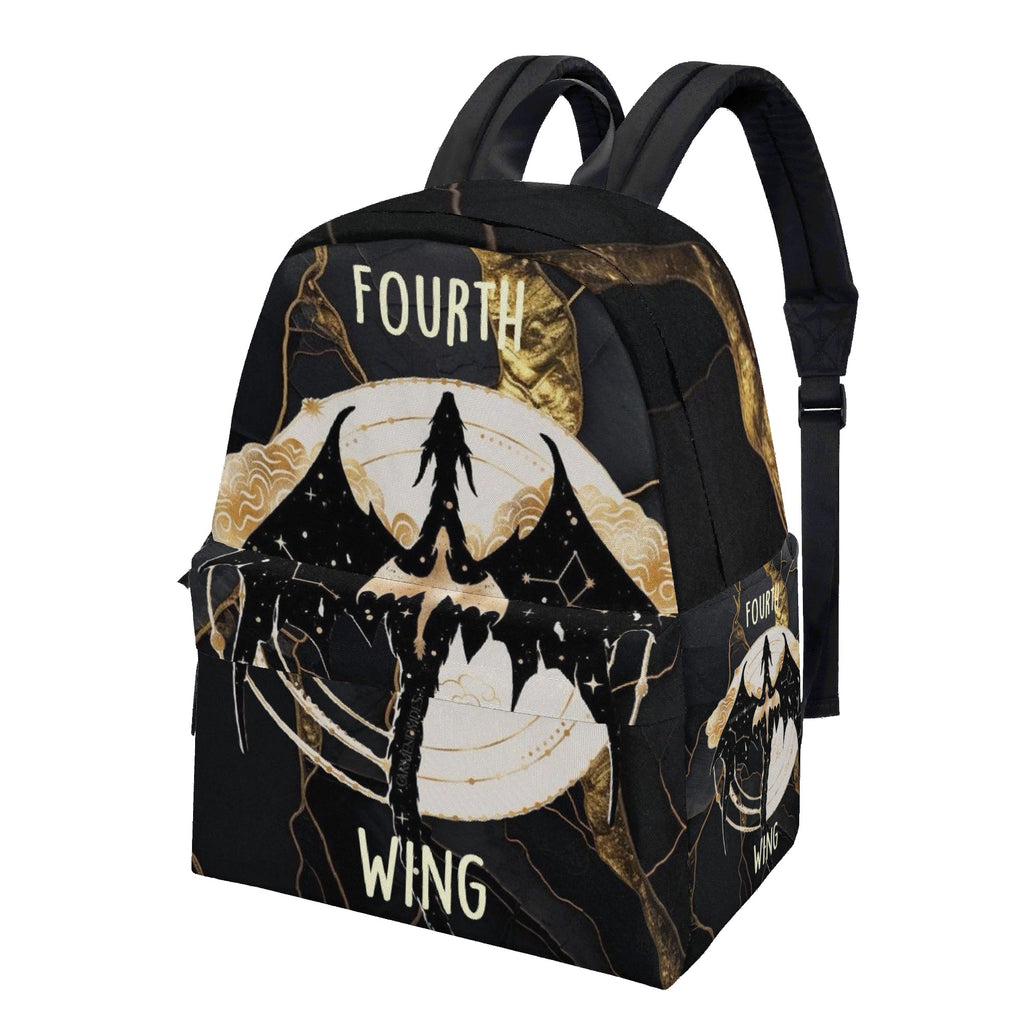 Fourth Wing Dark Aesthetic Backpack, Fantasy Night Sky Design, Book Lover Gift BPVLR60
