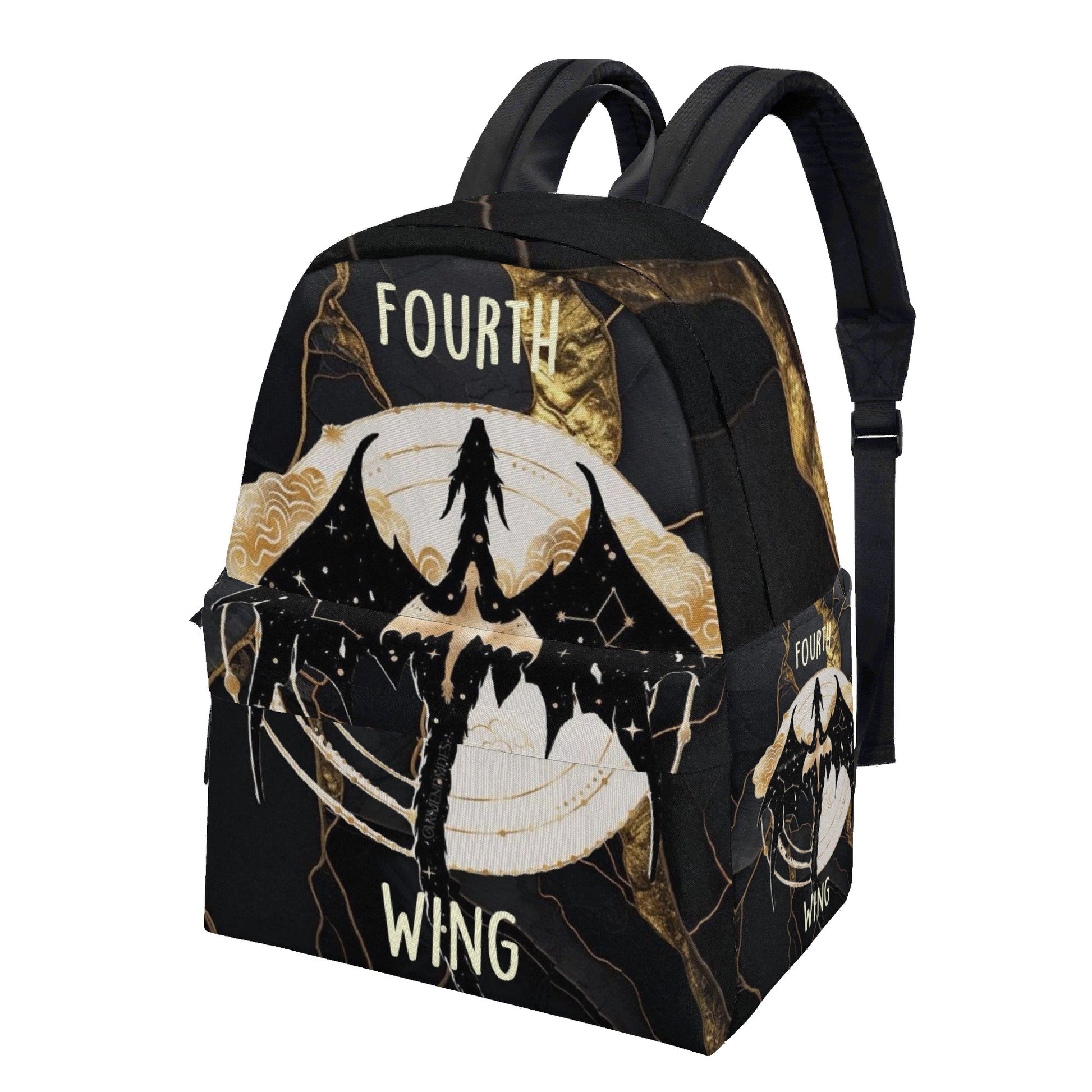 Fourth Wing Dark Aesthetic Backpack, Fantasy Night Sky Design, Book Lover Gift BPVLR60