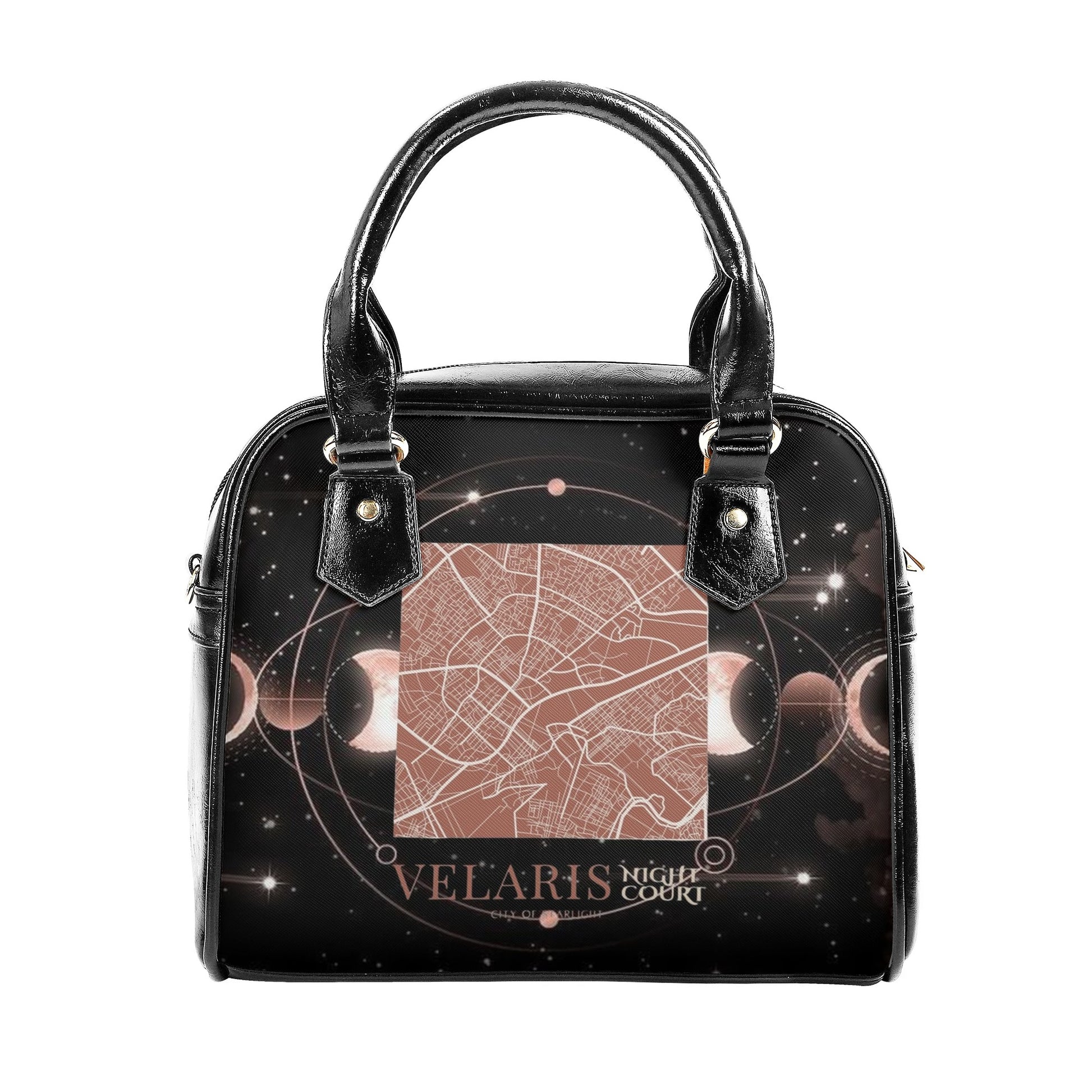 Velaris City Of Starligh Inspired Leather Bag, Night Court Inspired Bag, Personalized Leather Bag, Fantasy Leather Handbag, Perfect Gift for Women. HBVLR53