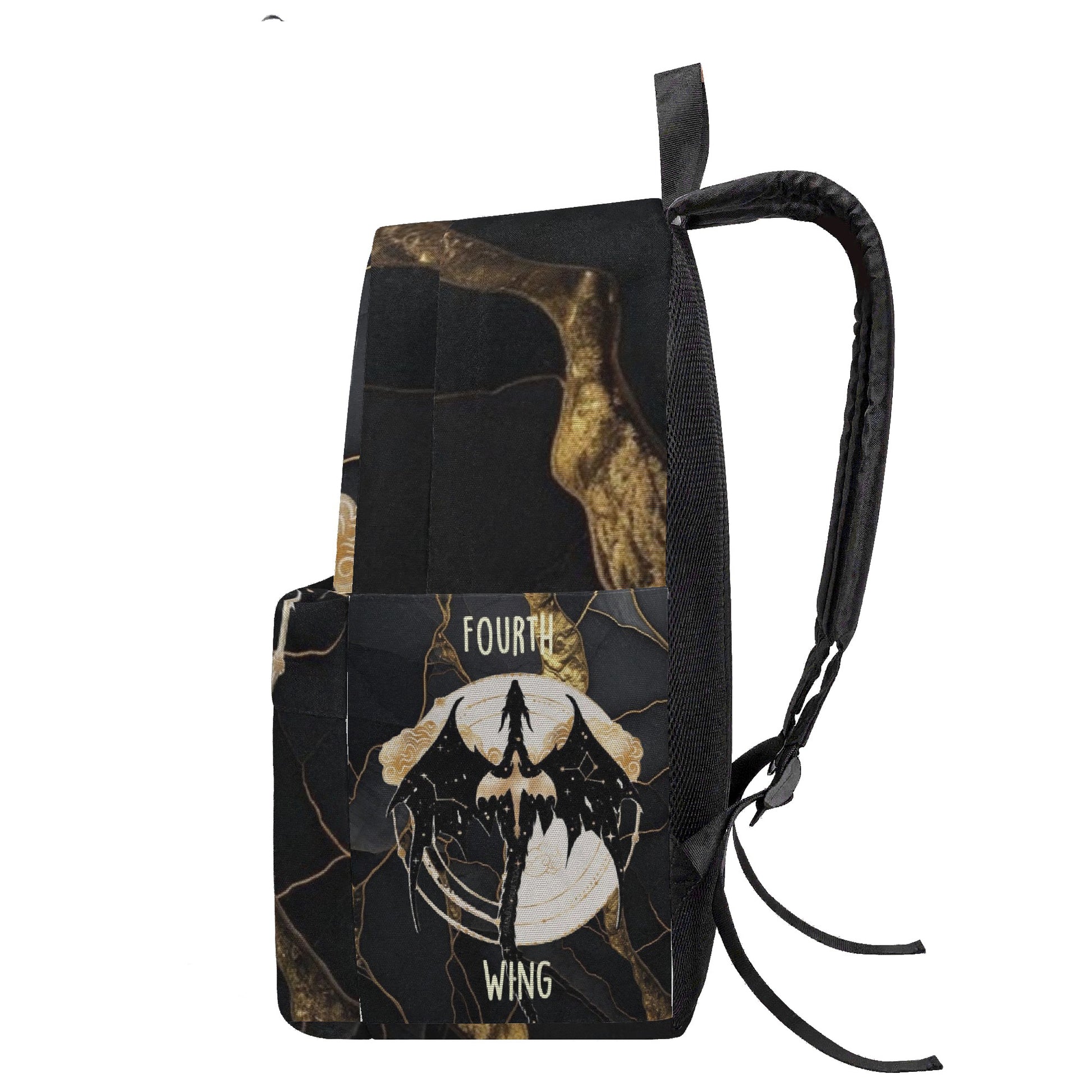 Fourth Wing Dark Aesthetic Backpack, Fantasy Night Sky Design, Book Lover Gift BPVLR60