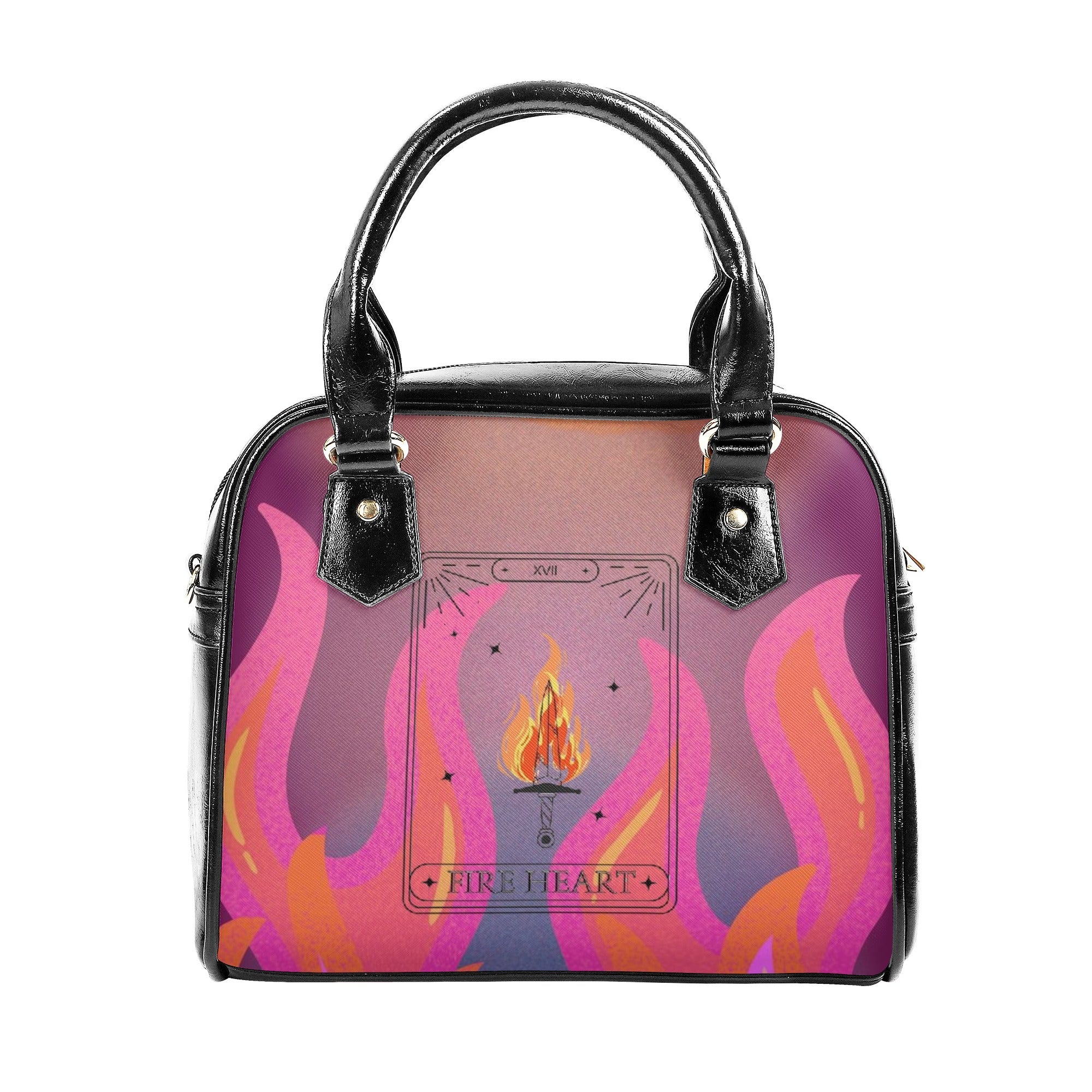 Fire Heart Inspired  Leather Bag, Throne Of Glass Inspired Bag, Personalized Leather Bag, Fantasy Leather Handbag, Perfect Gift for Women. HBVLR49