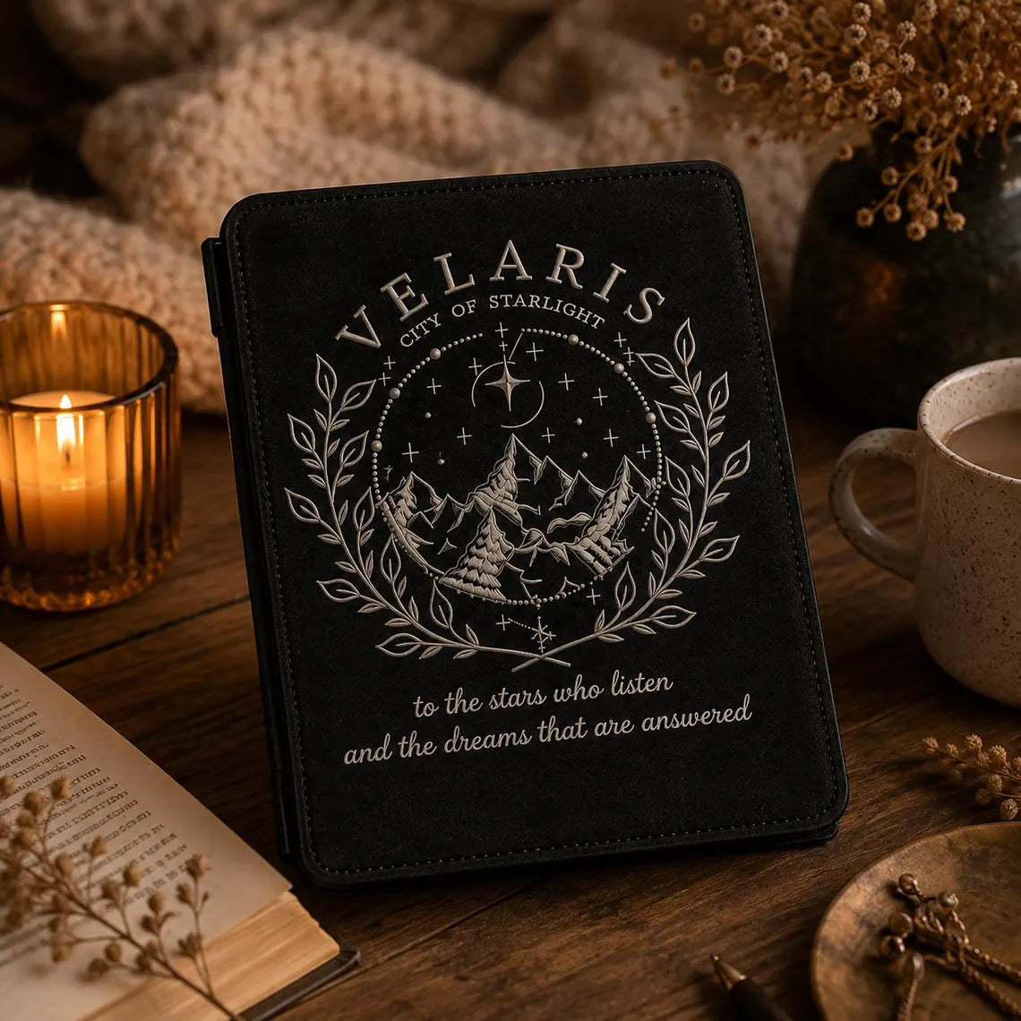 Velaris City of Starlight Kindle Case, ACOTAR Inspired Ereader Cover, Night Court Kindle Sleeve, Fantasy Reader Gift, Book Lover Gift	KCVLR19