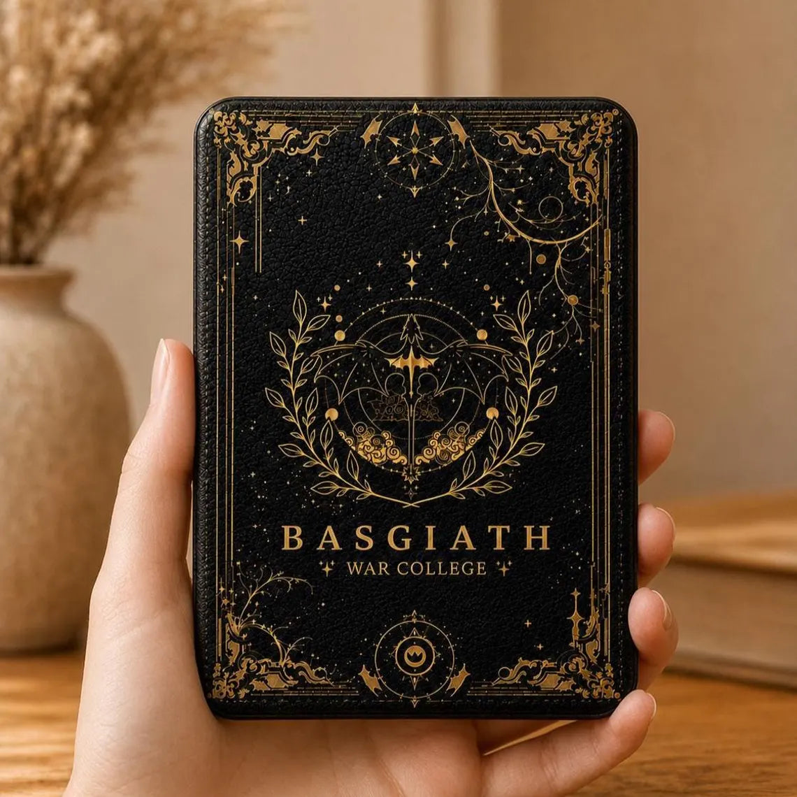 Fourth Wing Kindle Case, Basgiath War College Bookish E-reader Cover, Kindle Paperwhite 2024, Kindle 11th Gen, Fire 7, Kobo Clara 	KCVLR26
