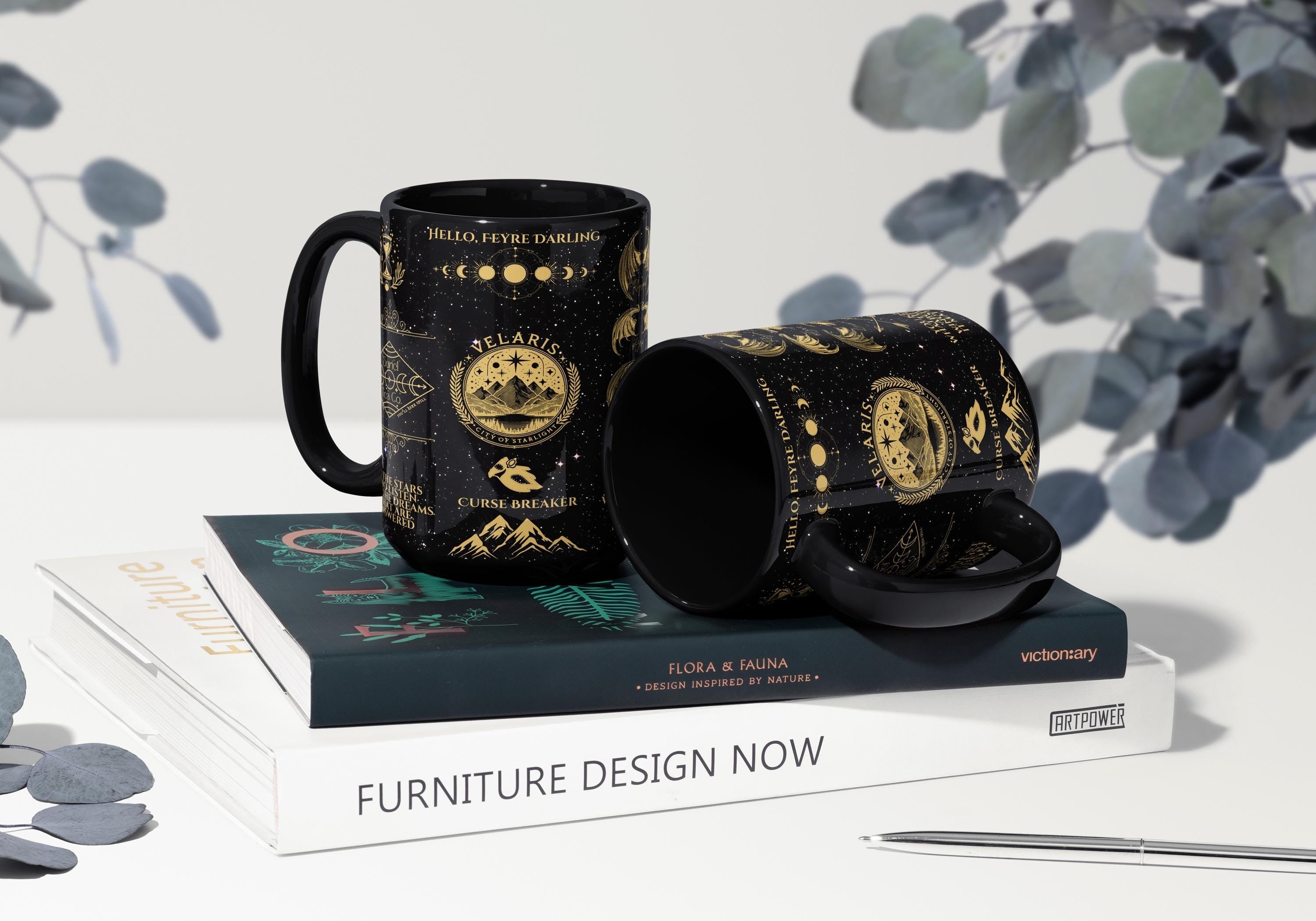 Velaris ACOTAR Mug Fantasy Bookish Gift, Night Court Coffee Cup, Sarah J. Maas Fan Art, Feyre and Rhysand Quote Mug for Book Lovers MGVLR51