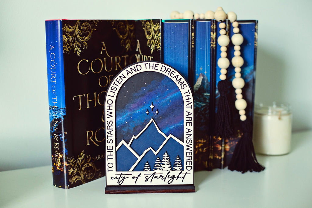 City of Starlight Sign, ACOTAR, Spicy Booktok Sign, Booktok sign, smut reader, Booktok merch, ACOTAR Sign, Bookshelf Decor, Bookshelf Sign